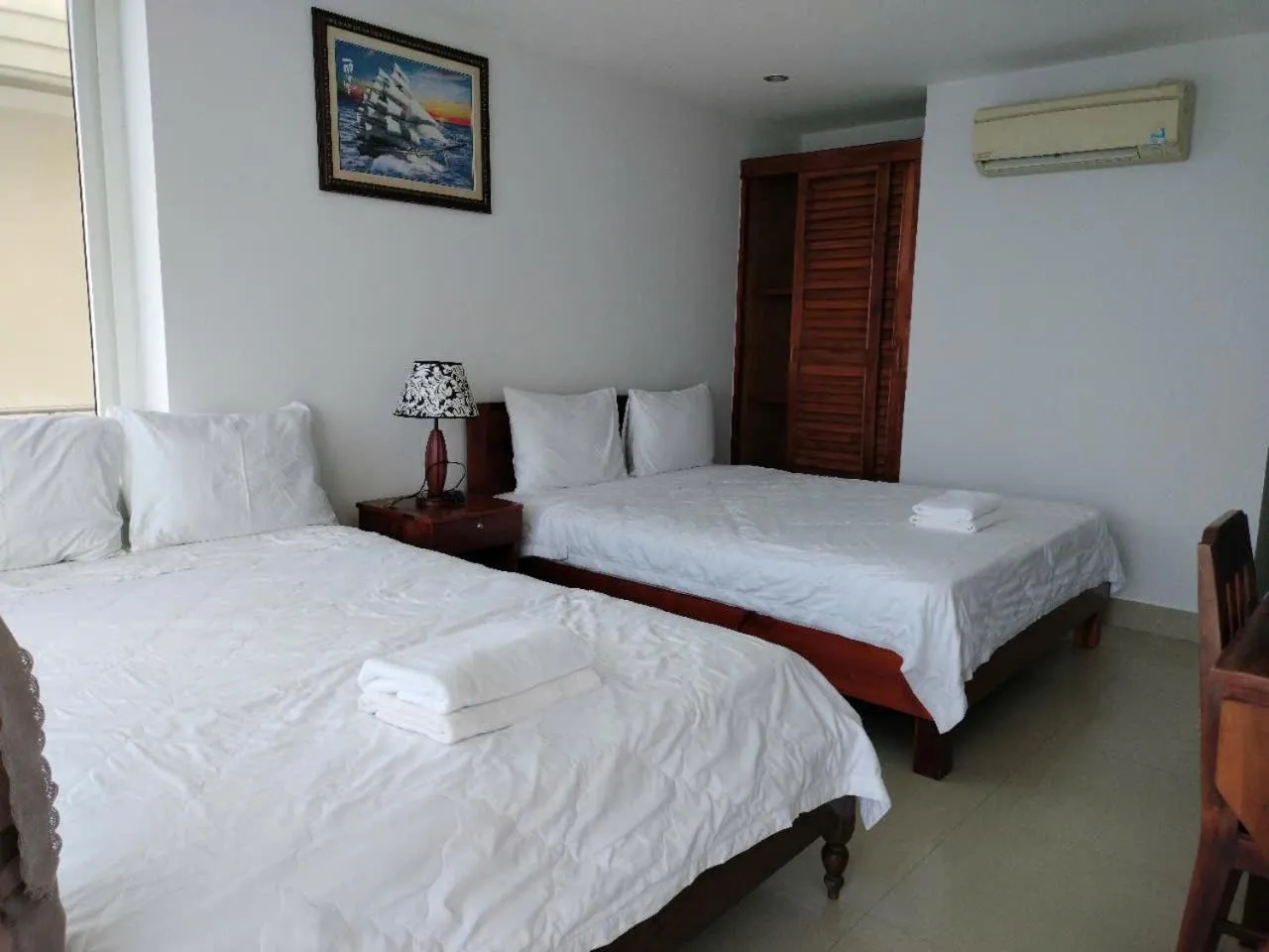 Bed in Hai Yen Family Hotel