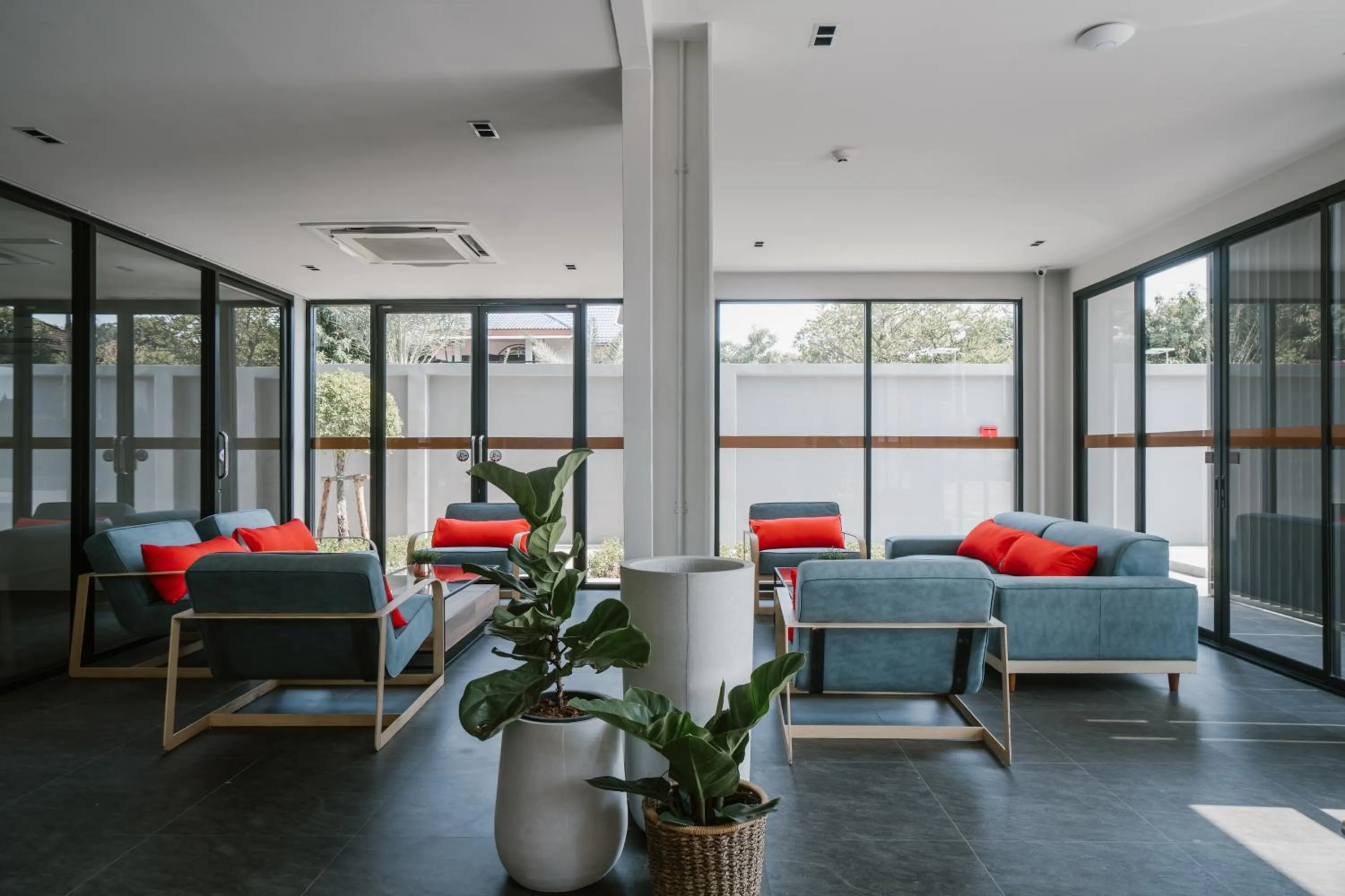 Seating area in The Iconic Hotel Don Mueang Airport