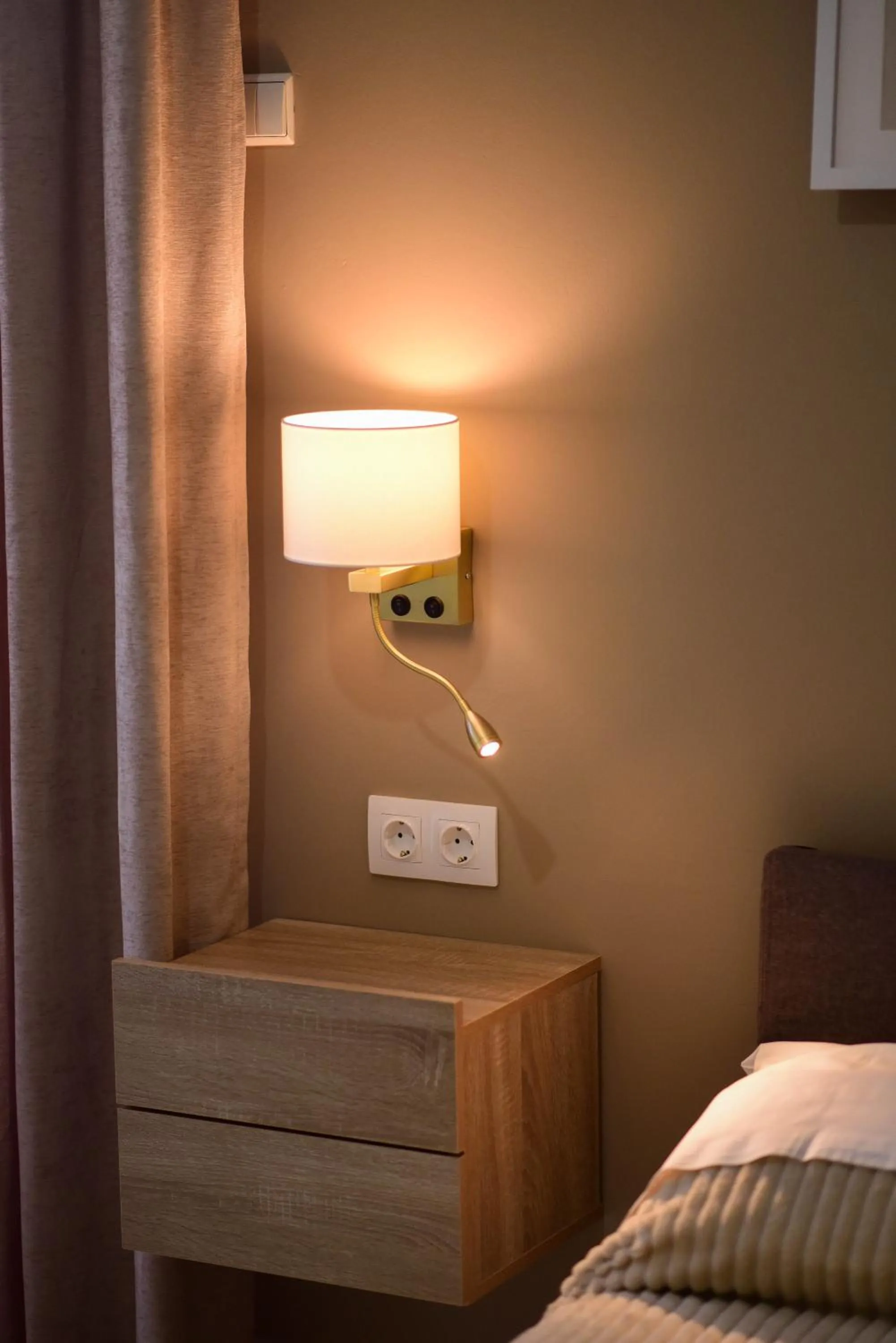 Bed in Vasilios Marinos Rooms