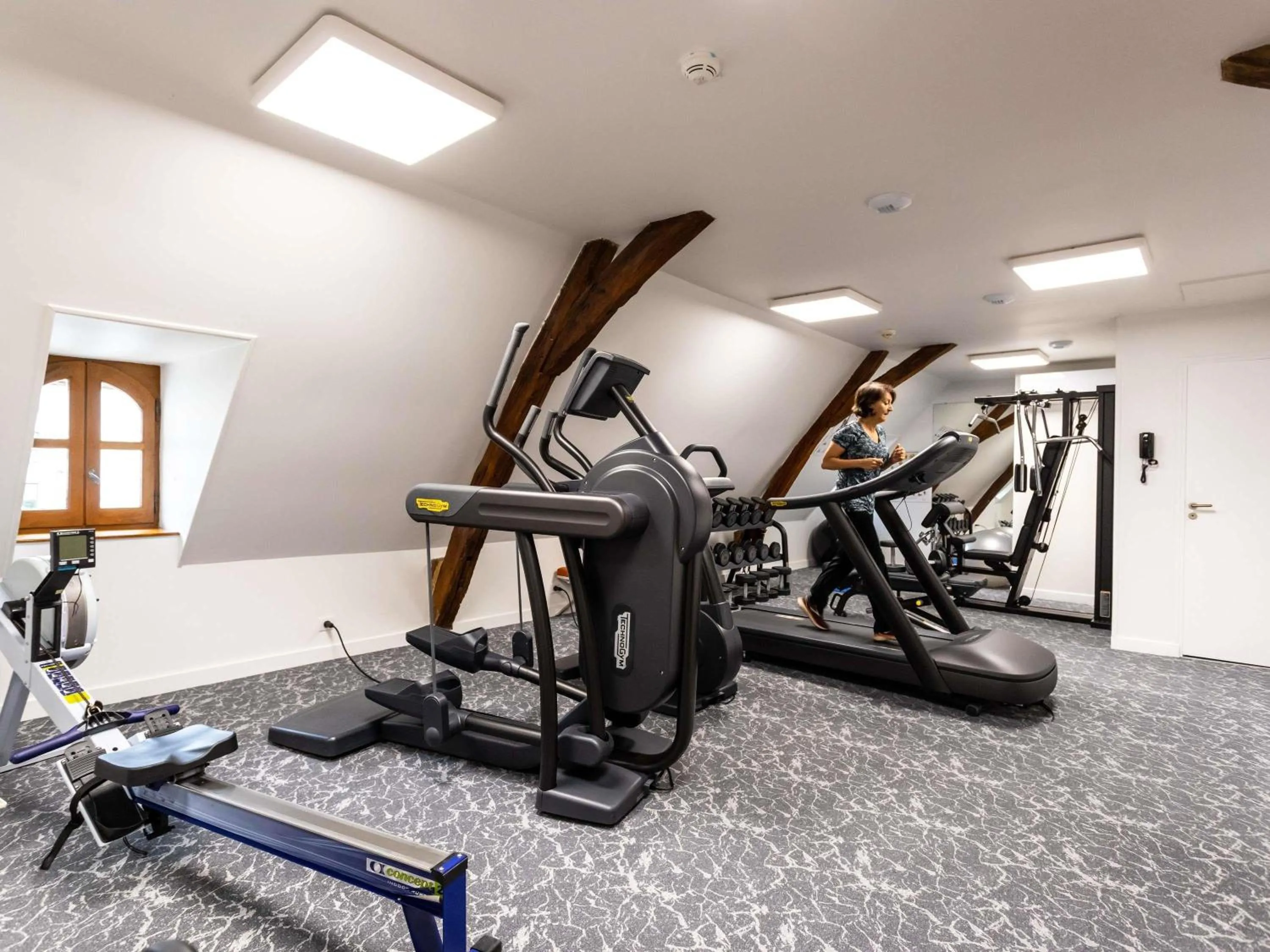 Fitness centre/facilities in Hotel De Bourbon Grand Hotel Mercure Bourges