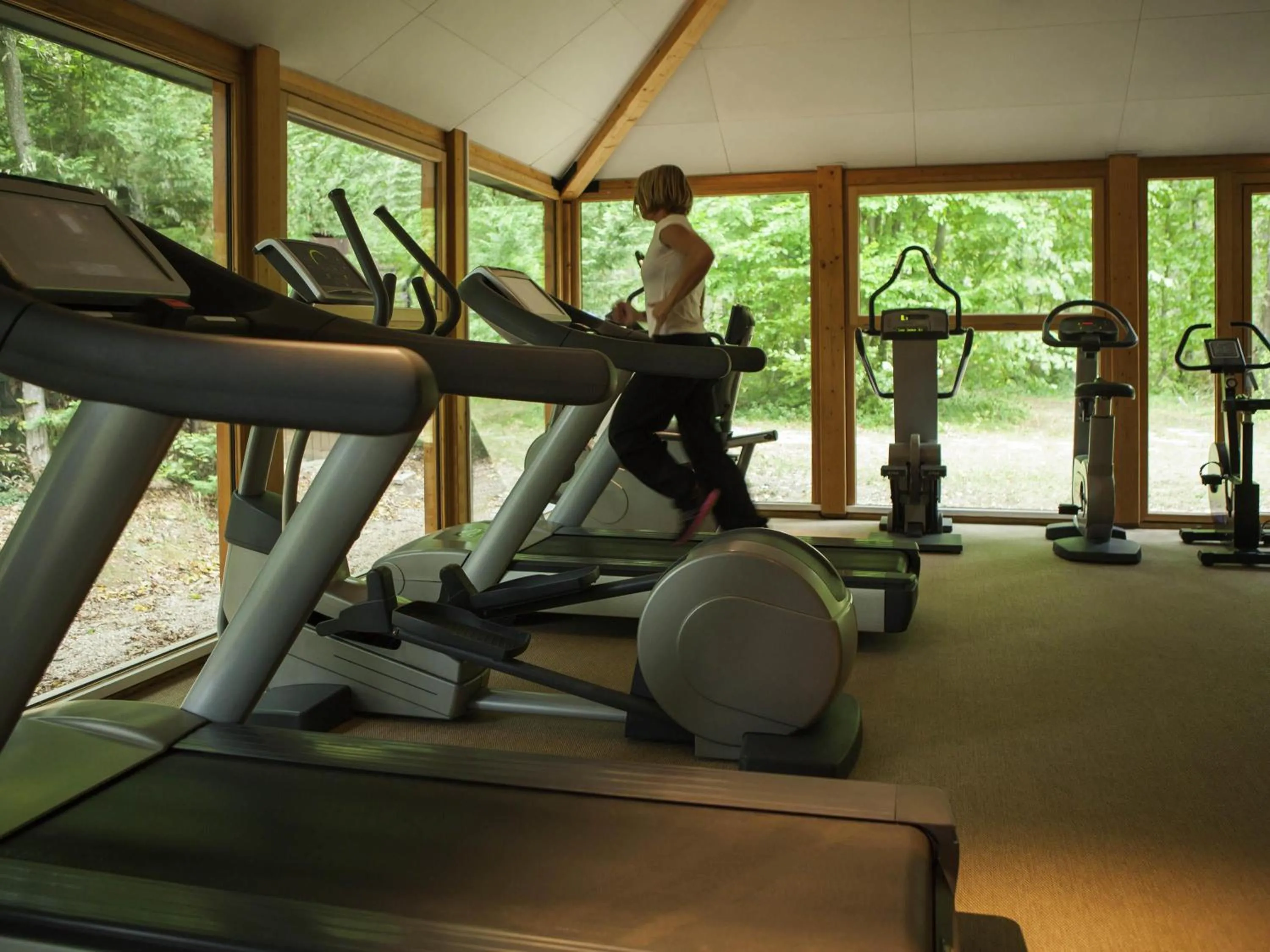 Fitness centre/facilities in Novotel Fontainebleau Ury