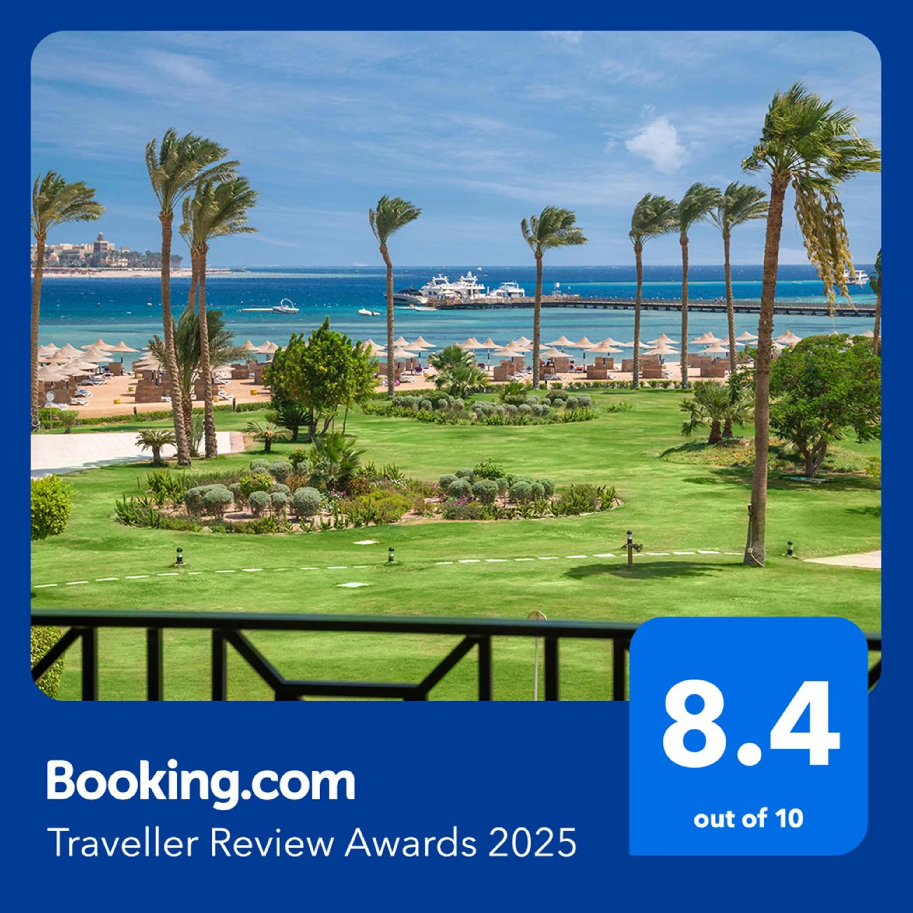 Beach in Cleopatra Luxury Resort Makadi Bay