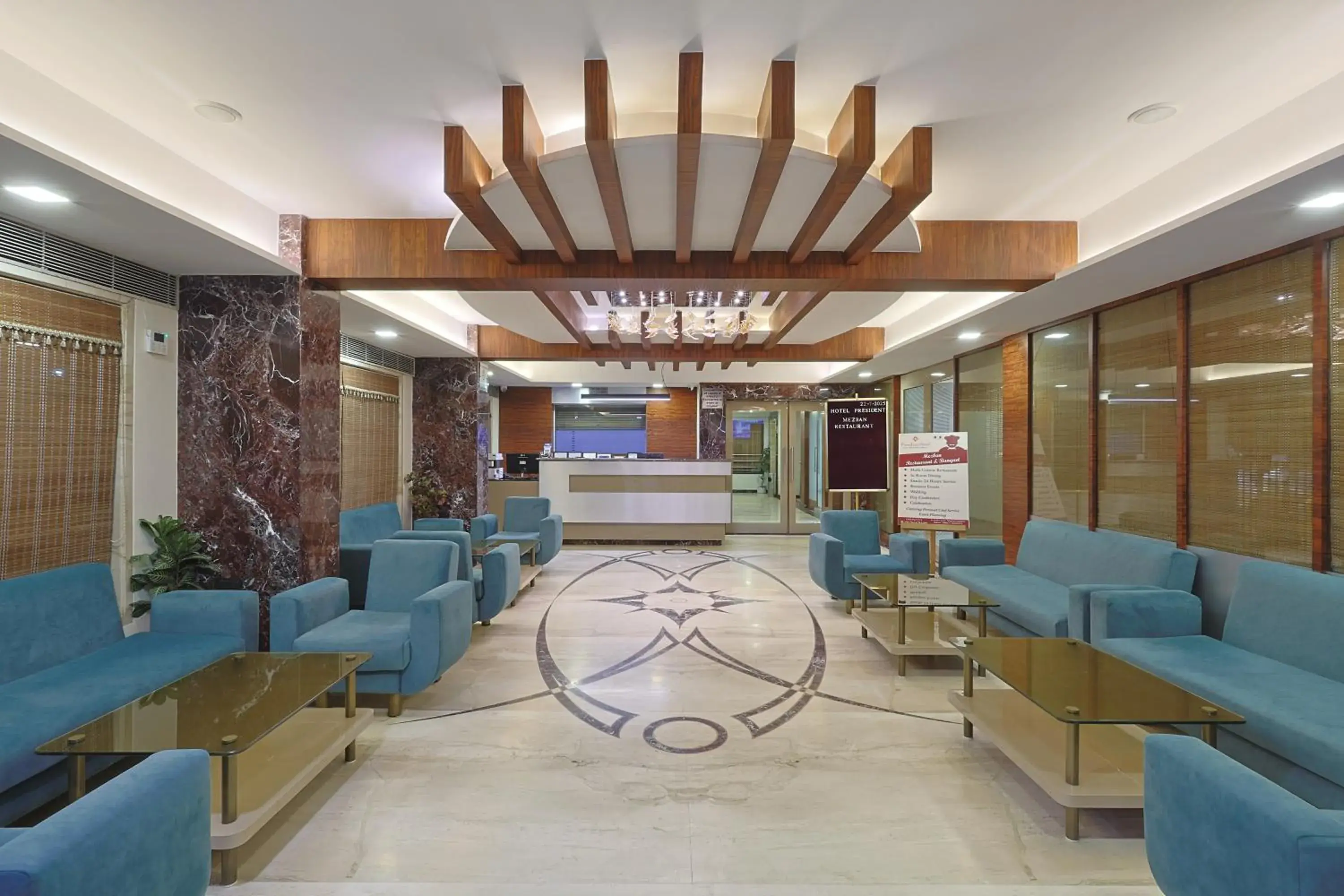 Lobby or reception in Hotel President Lobby or reception in Hotel President