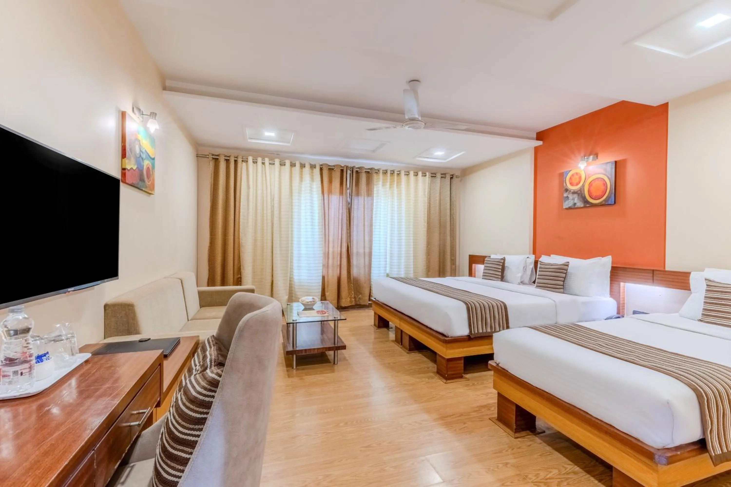 Bed in Hotel President