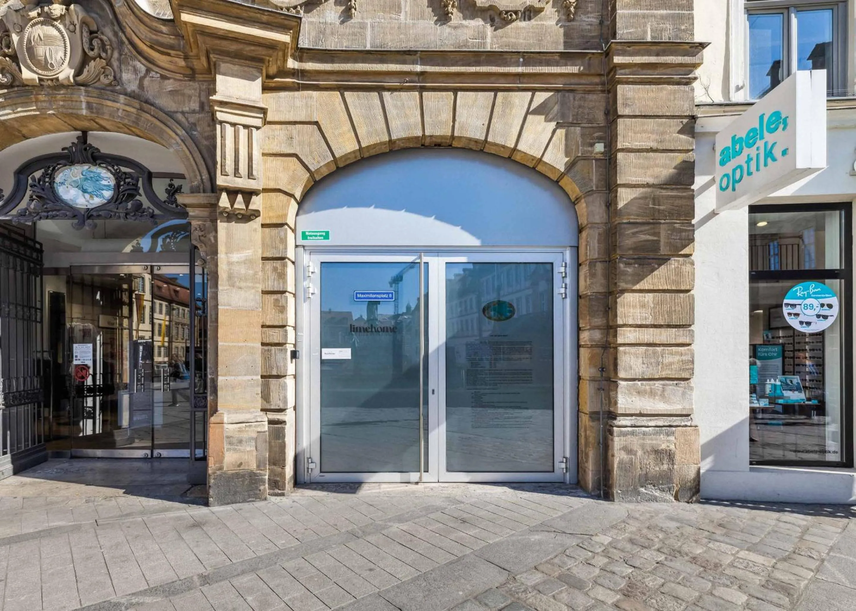 Property building in Limehome Bamberg Maximiliansplatz