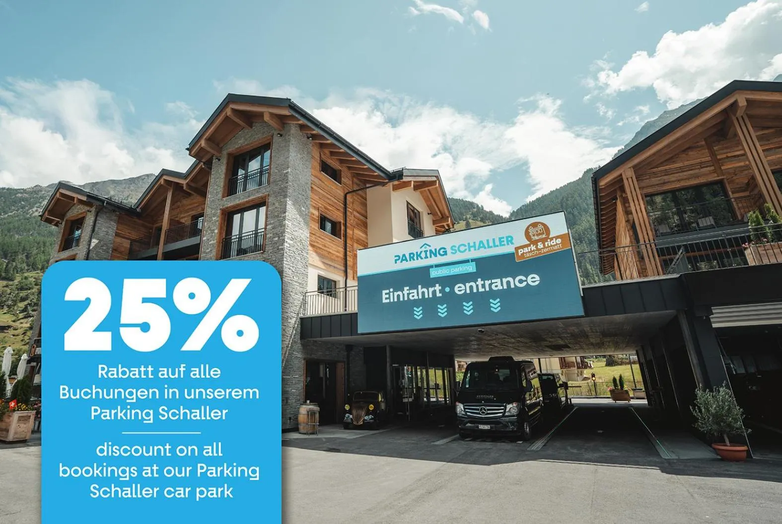 Parking in Zermatt Budget Rooms