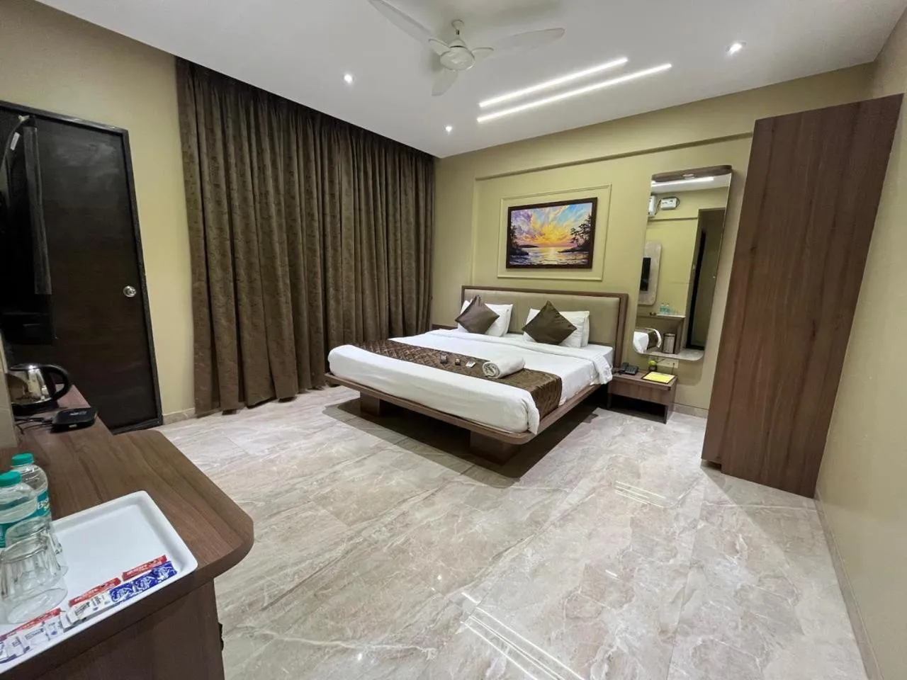 Bedroom, Bed in Kedari Residency