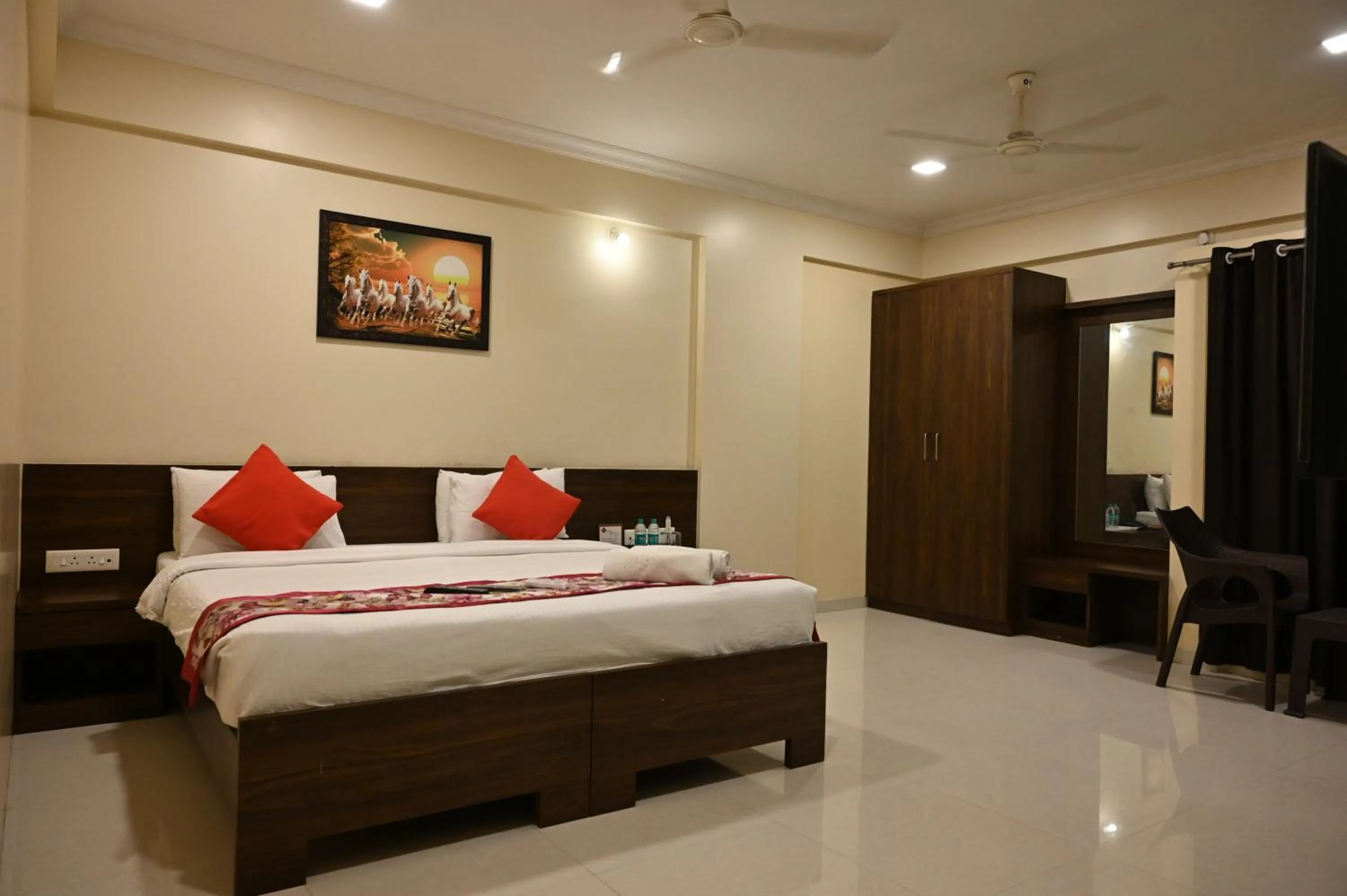 Bed in Kedari Residency