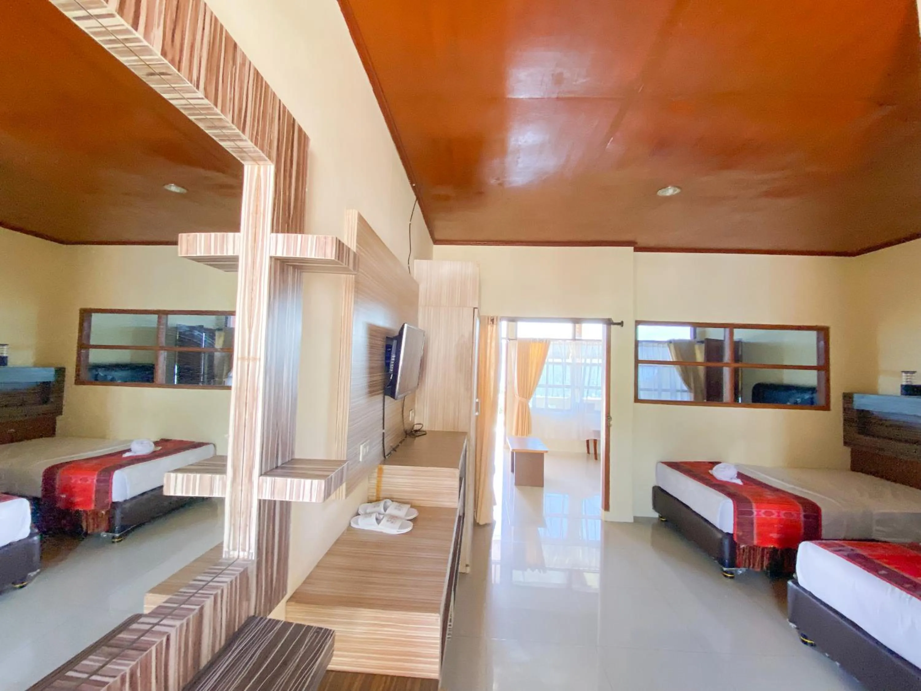 Living room, Bed in Lekjon Cottage