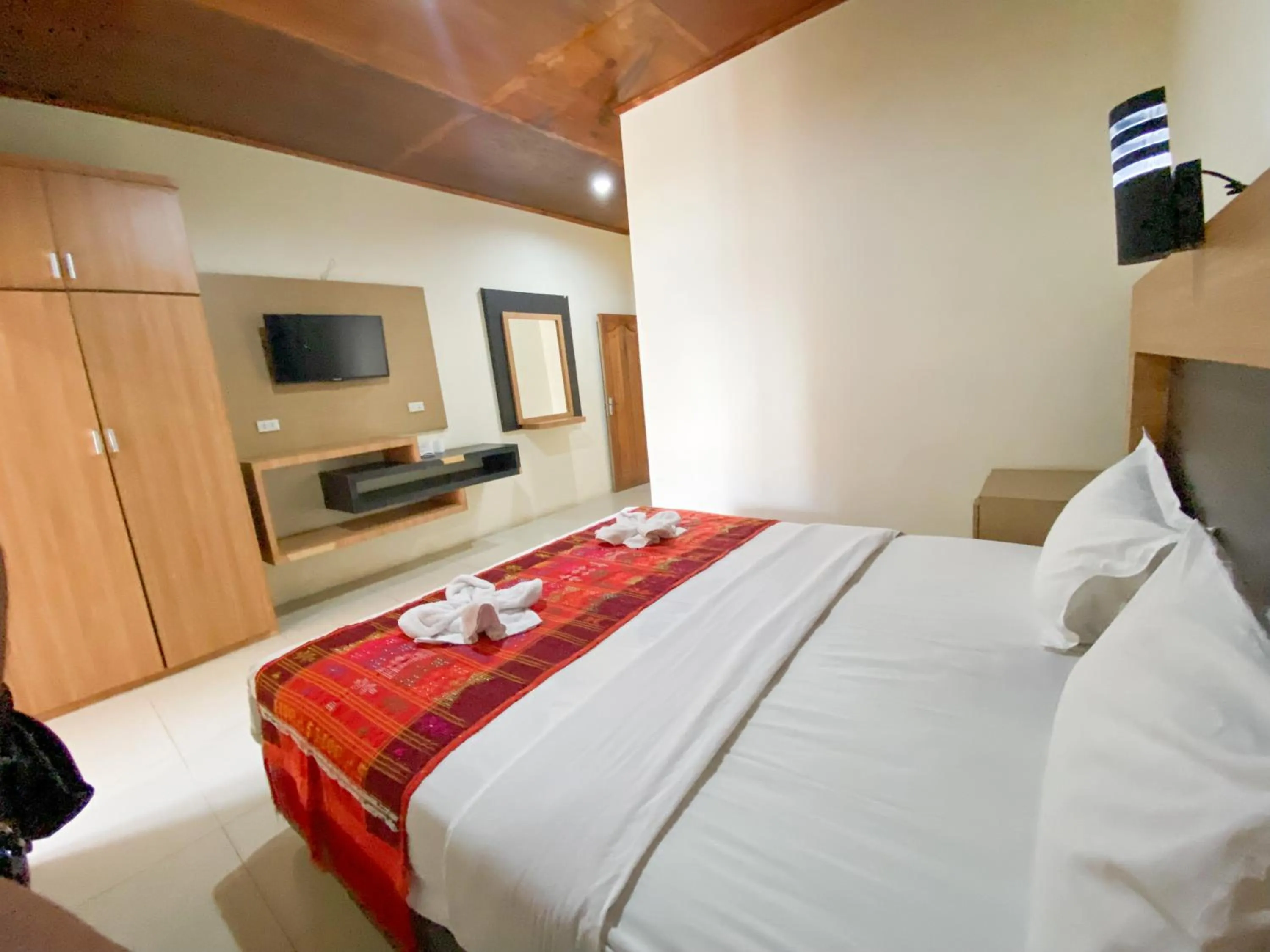 Bedroom, Bed in Lekjon Cottage