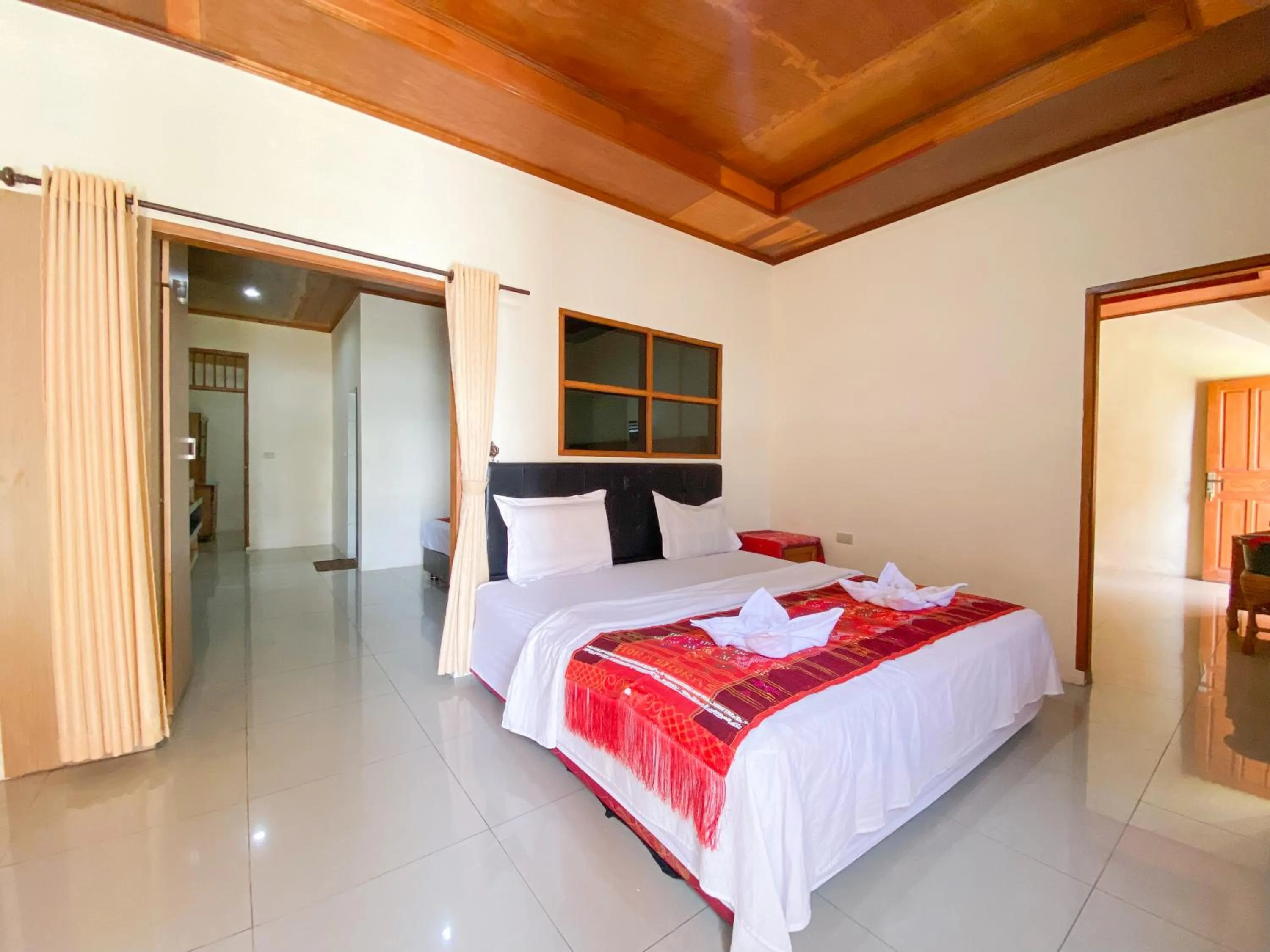 Bedroom, Bed in Lekjon Cottage