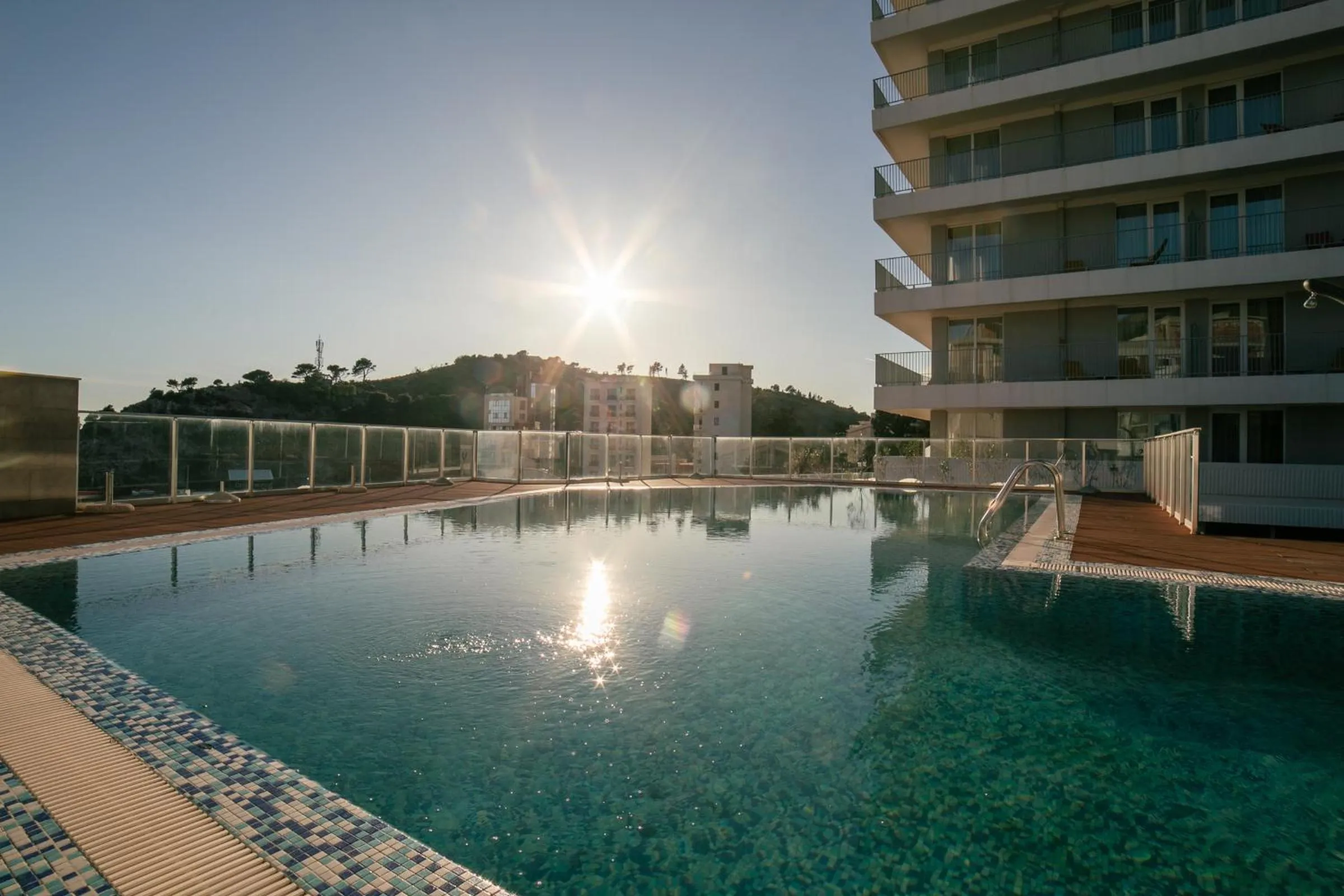 Pool view in Hotel Sato Conference & SPA Resort