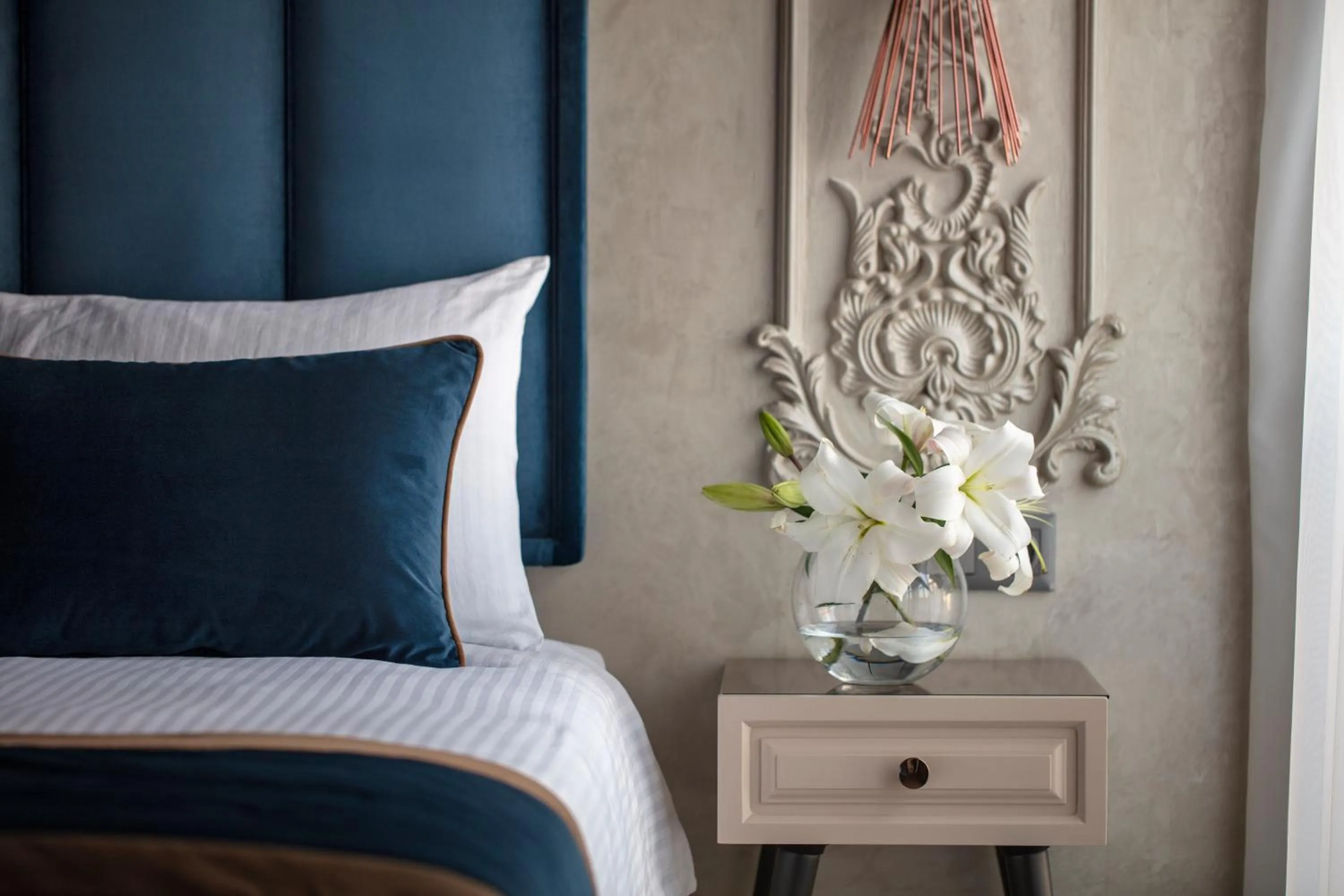 Decorative detail, Bed in Danis Hotel & Spa Istanbul - Old City