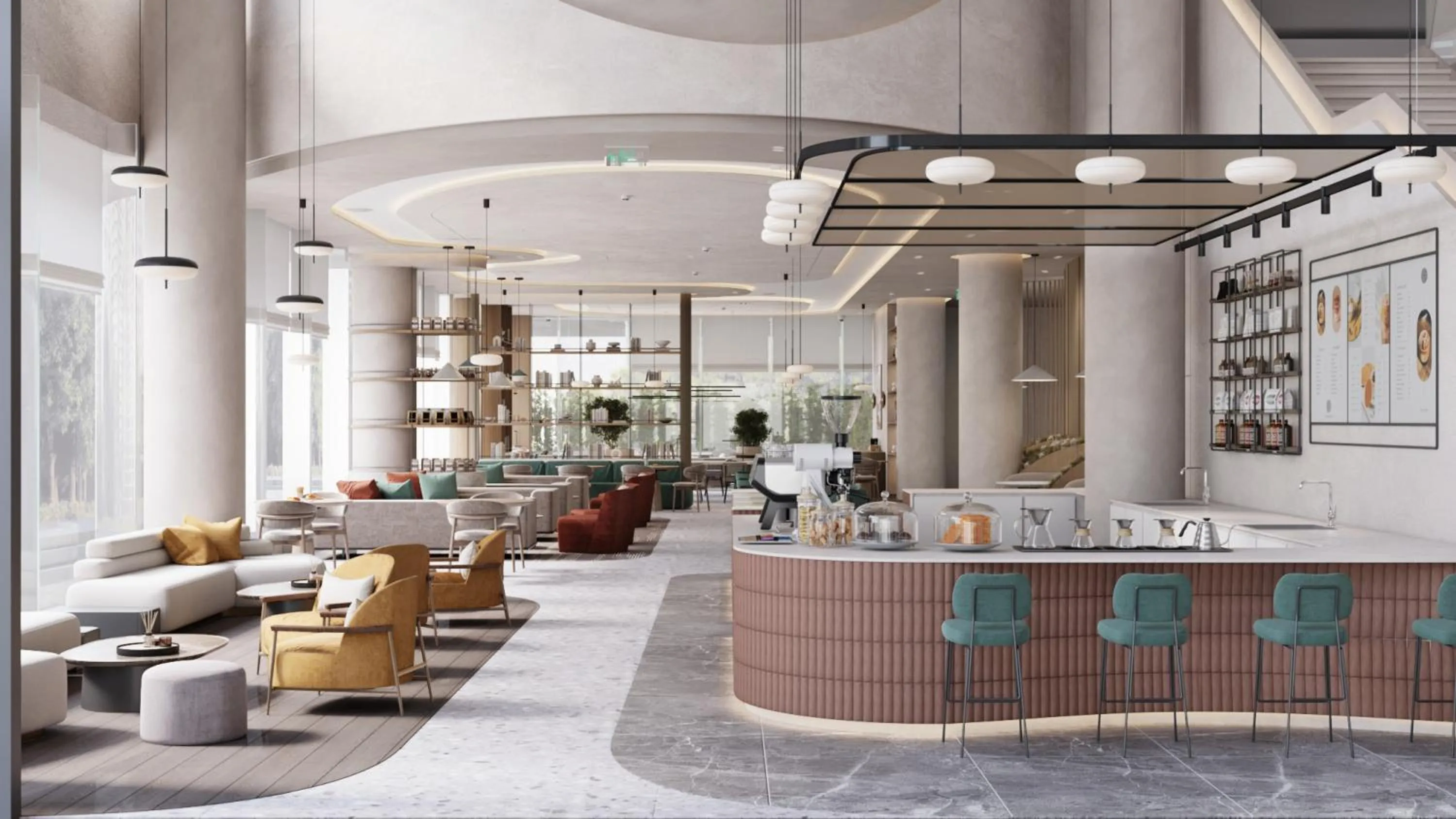 Restaurant/places to eat in Novotel Abu Dhabi Al Bustan