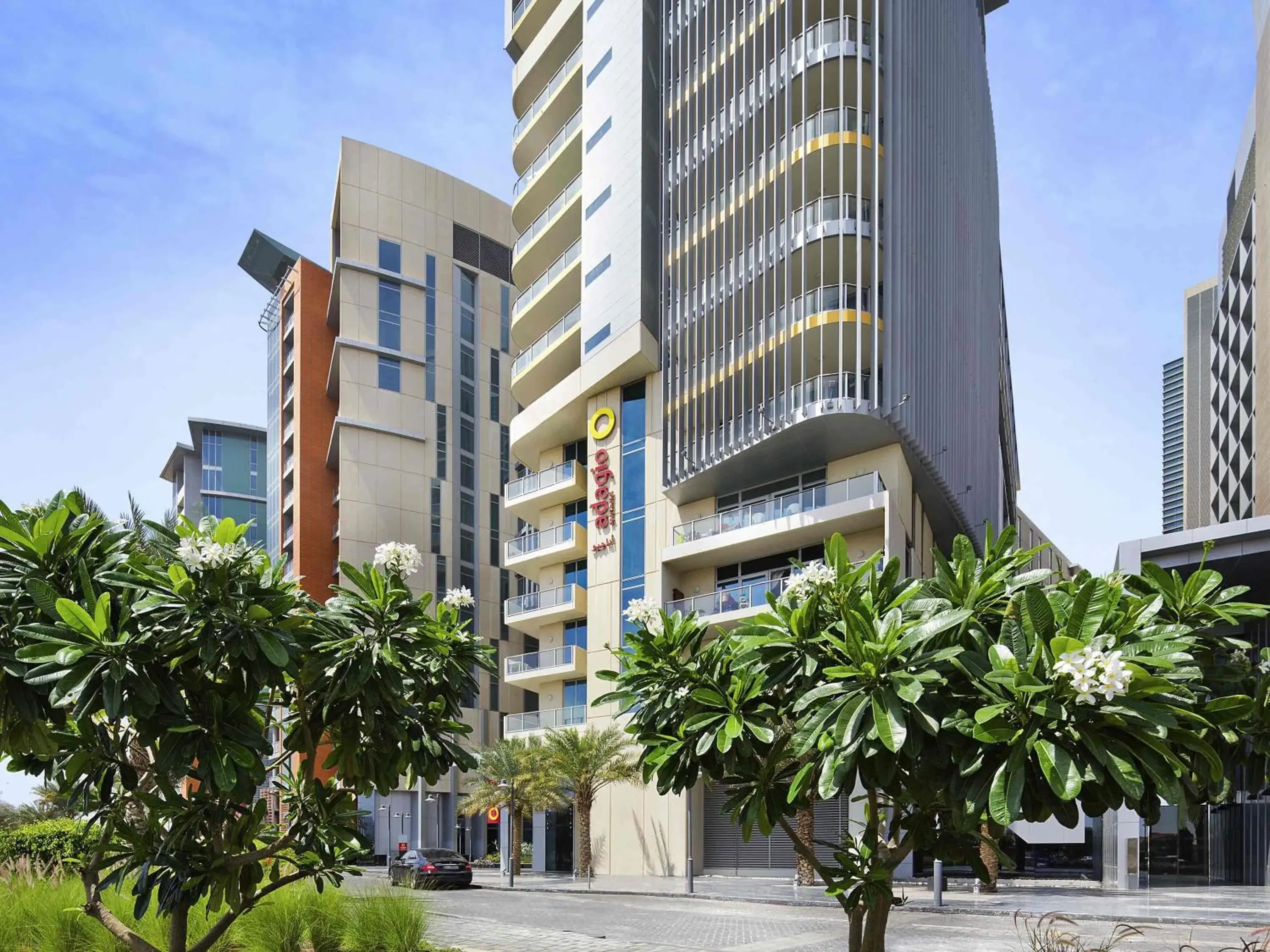 Property building in Adagio Abu Dhabi Al Bustan Property building in Adagio Abu Dhabi Al Bustan