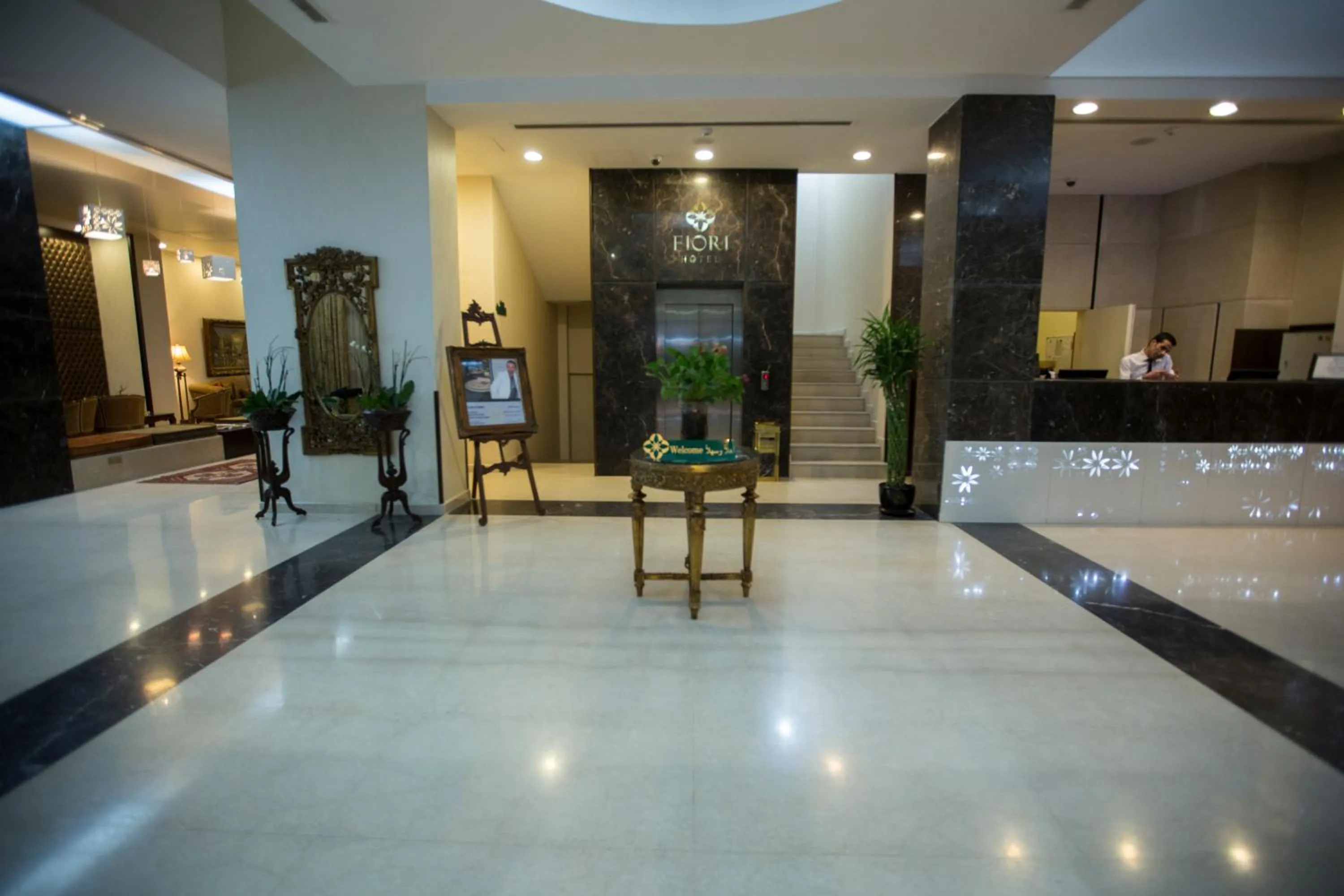 Lobby or reception in Fiori Hotel