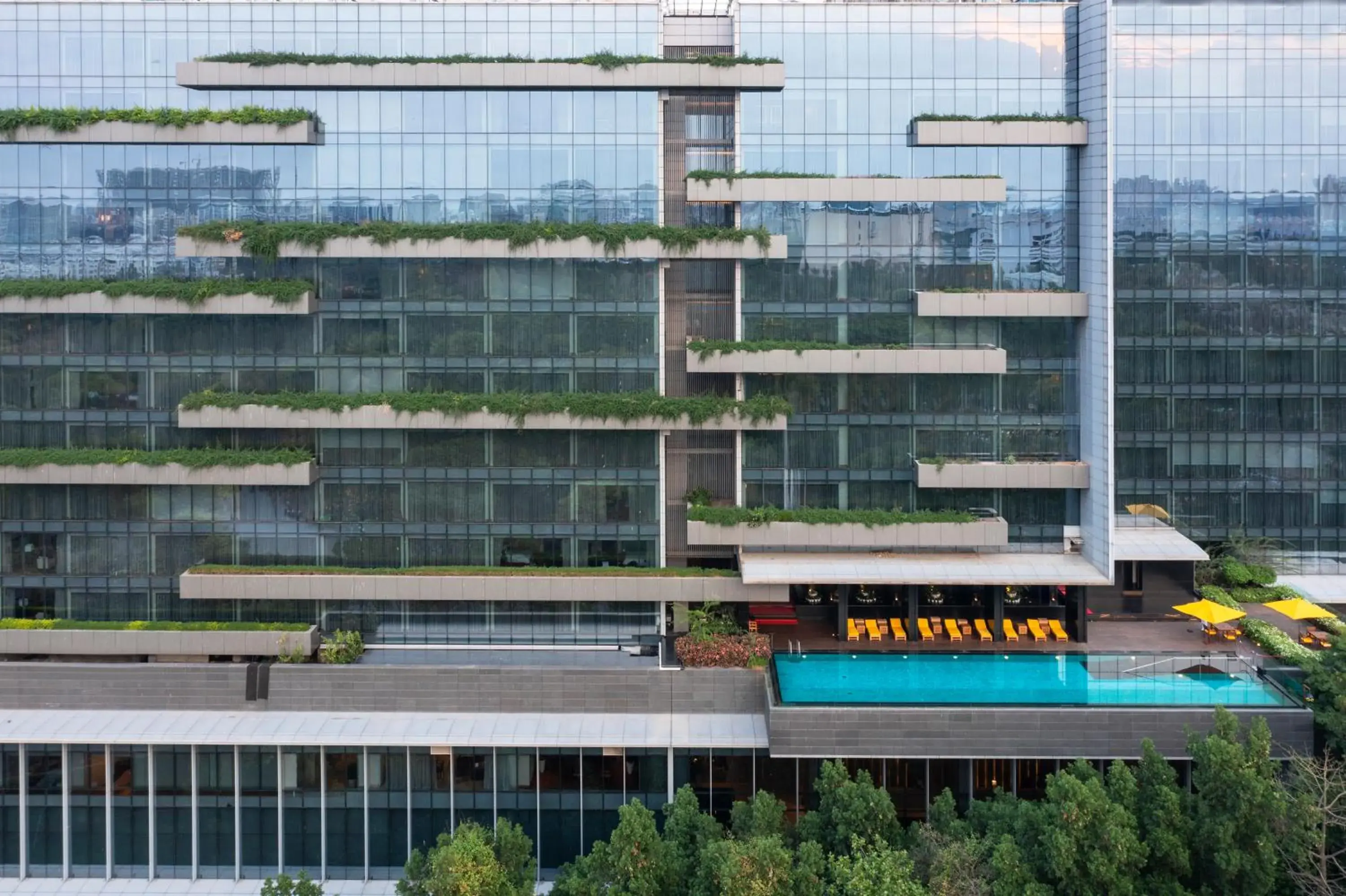 Facade/entrance in Trident Hyderabad Facade/entrance in Trident Hyderabad