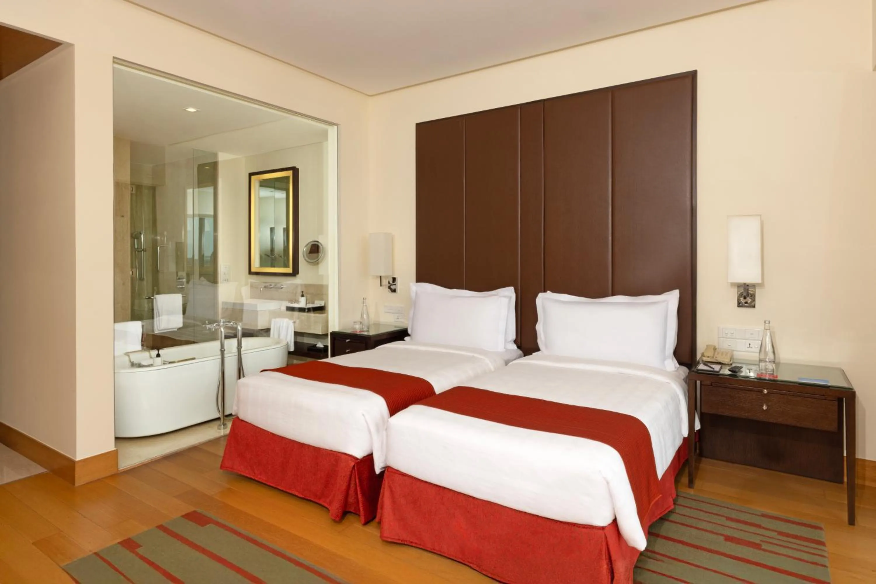 Bed in Trident Hyderabad