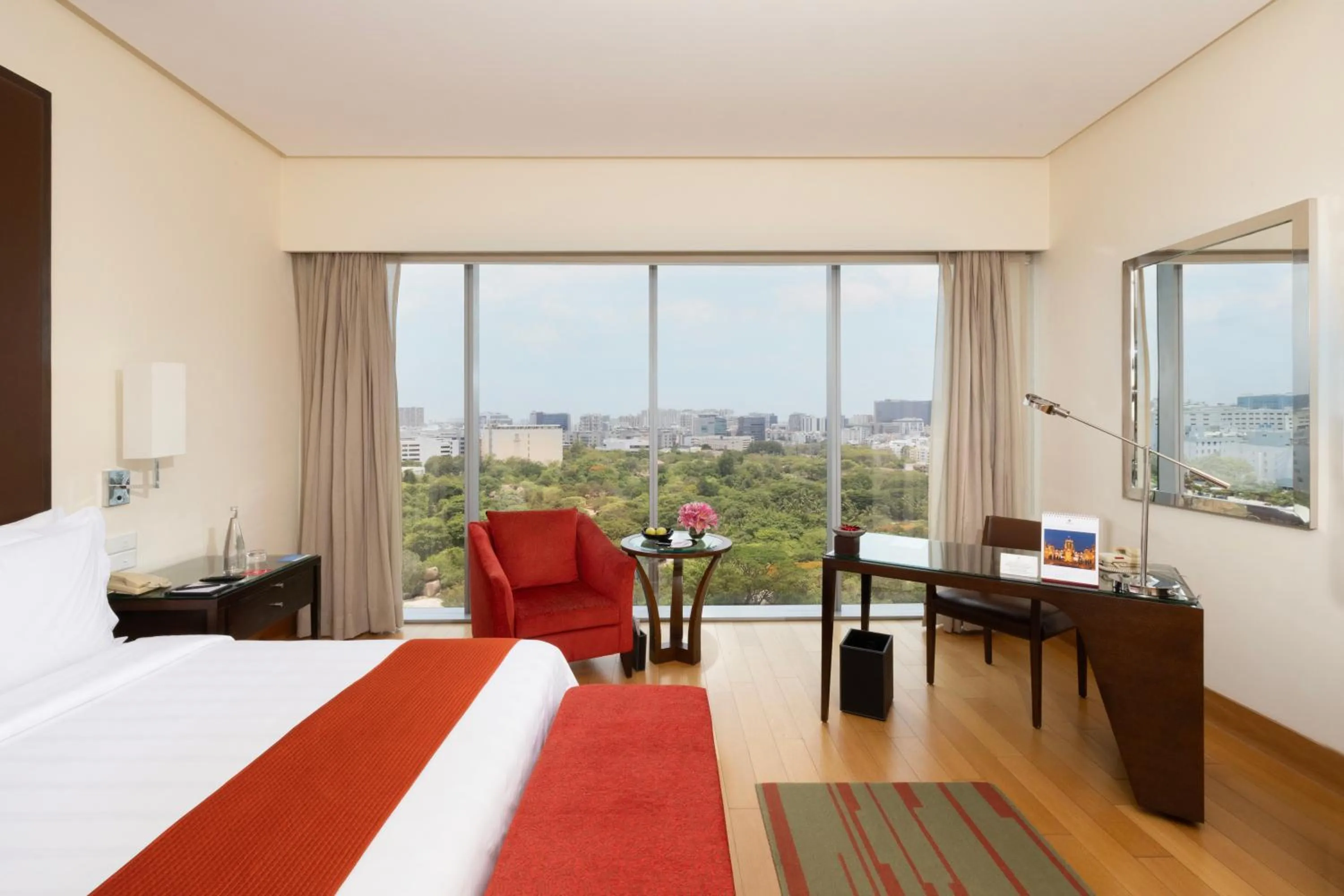 Bed in Trident Hyderabad