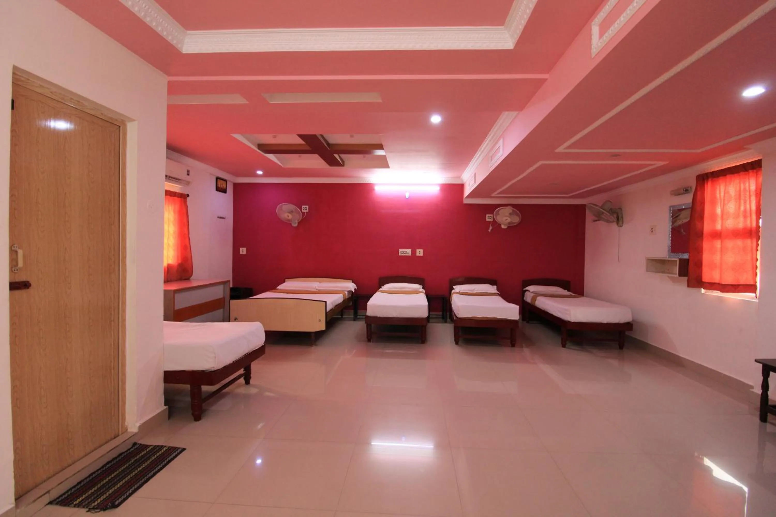 Bed in Just Guest House, Chennai Airport