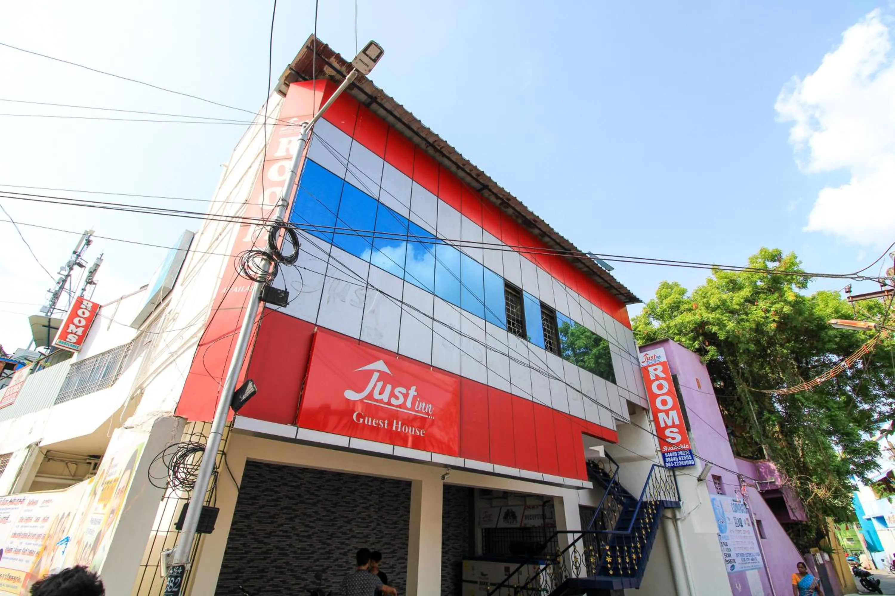 Property building in Just Guest House, Chennai Airport