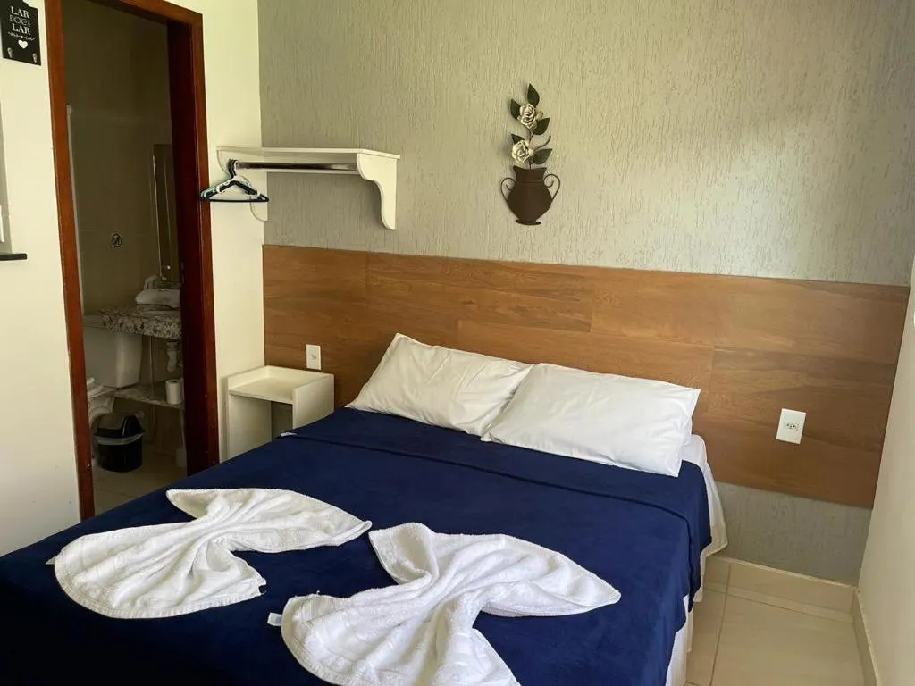 Bed in Pousada Casa Serra Alves