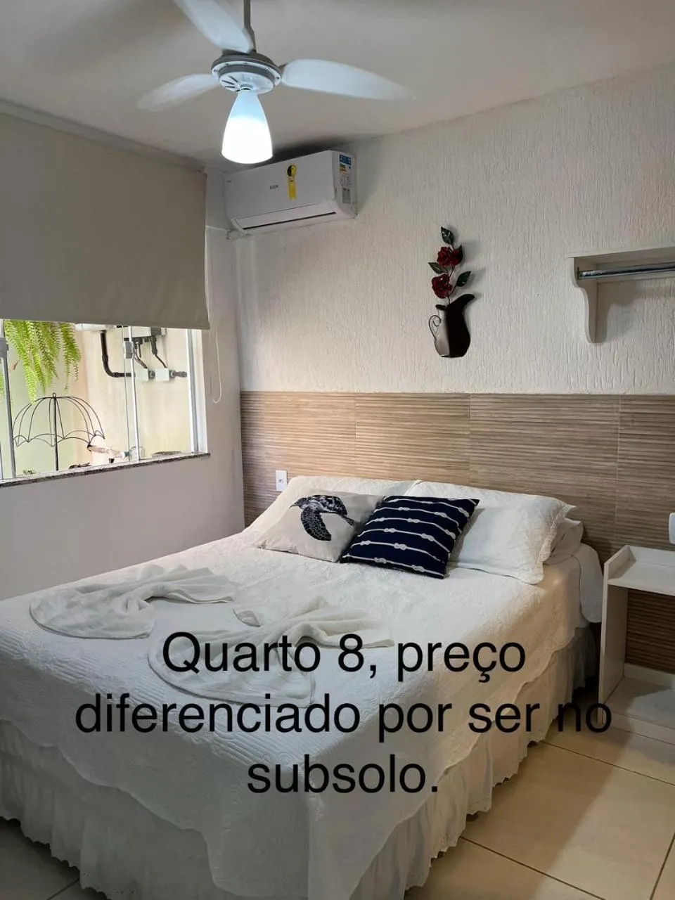 Bed in Pousada Casa Serra Alves