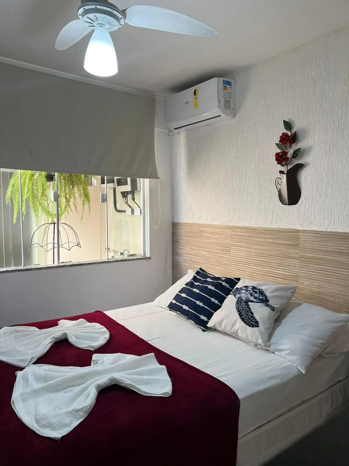 Bed in Pousada Casa Serra Alves