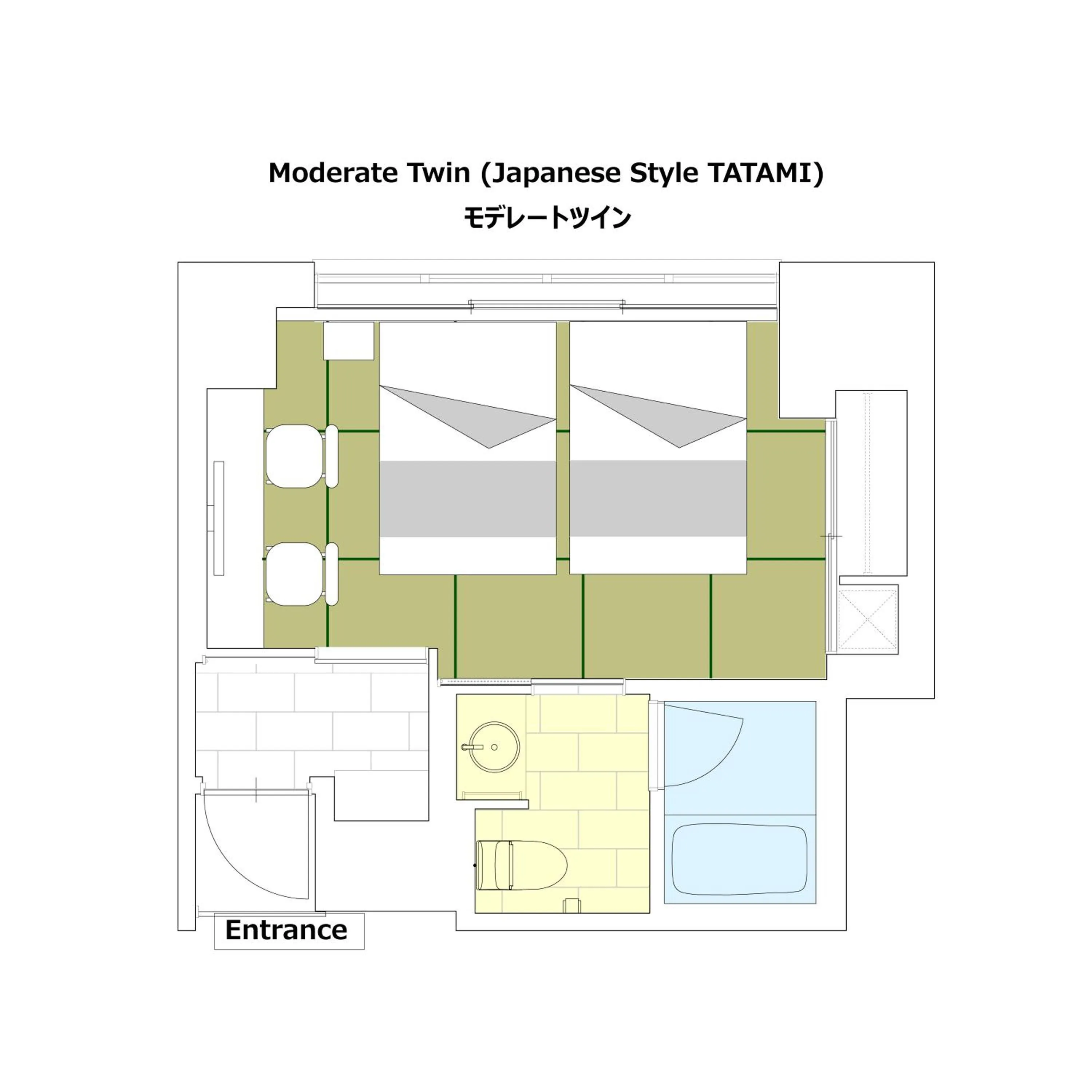 Photo of the whole room in PROSTYLE RYOKAN TOKYO ASAKUSA