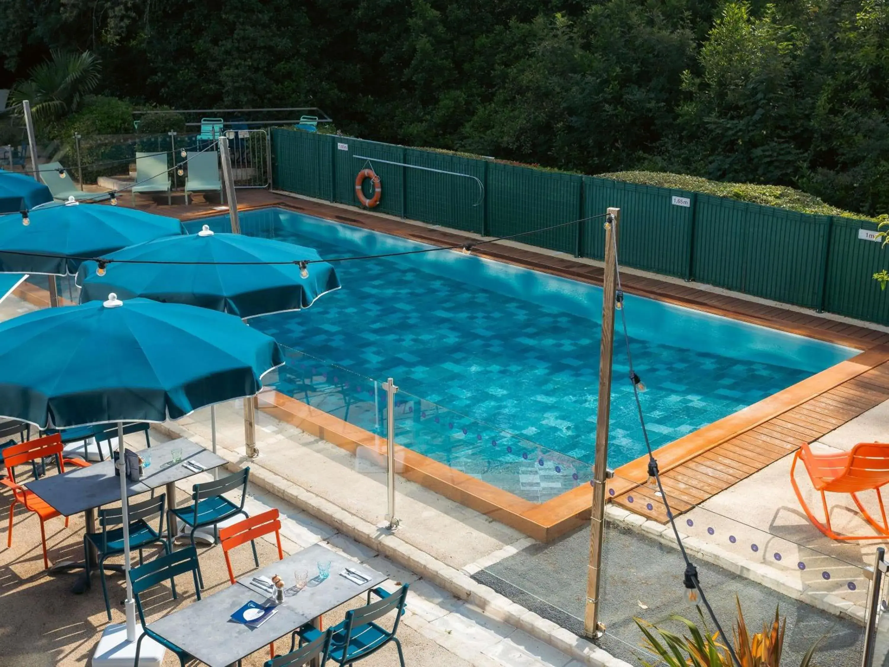 Pool view in Novotel La Rochelle Centre Pool view in Novotel La Rochelle Centre