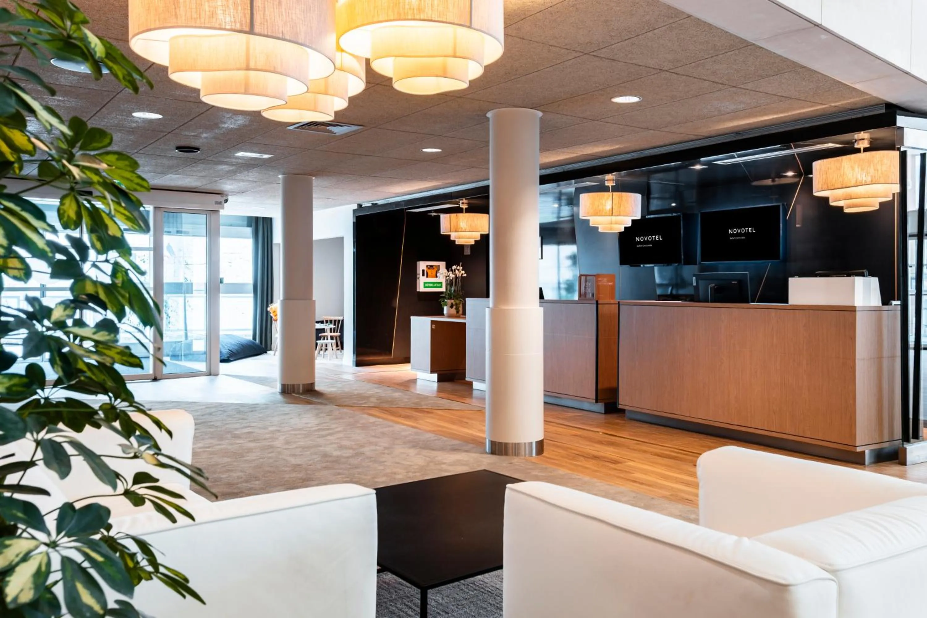 Lobby or reception in Novotel Belfort Centre Atria