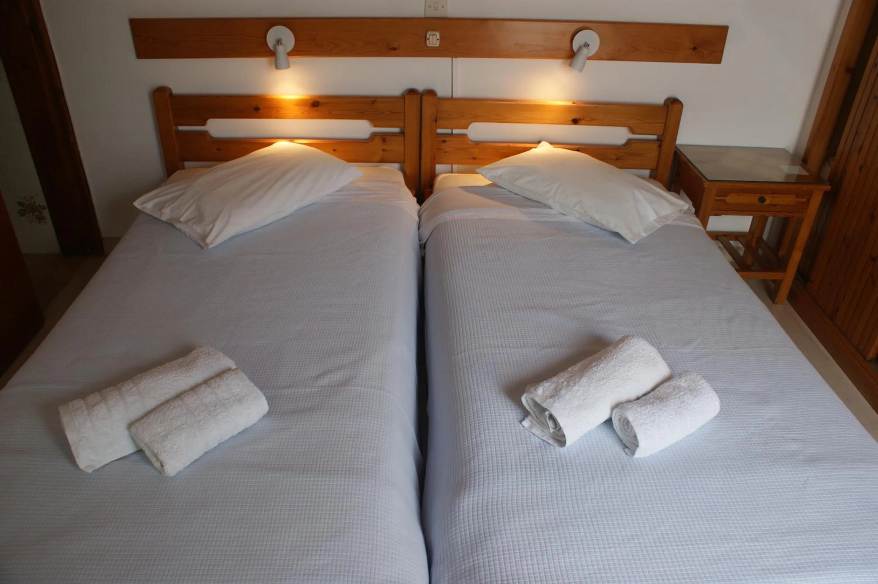 Bed in Hotel Eleftheria