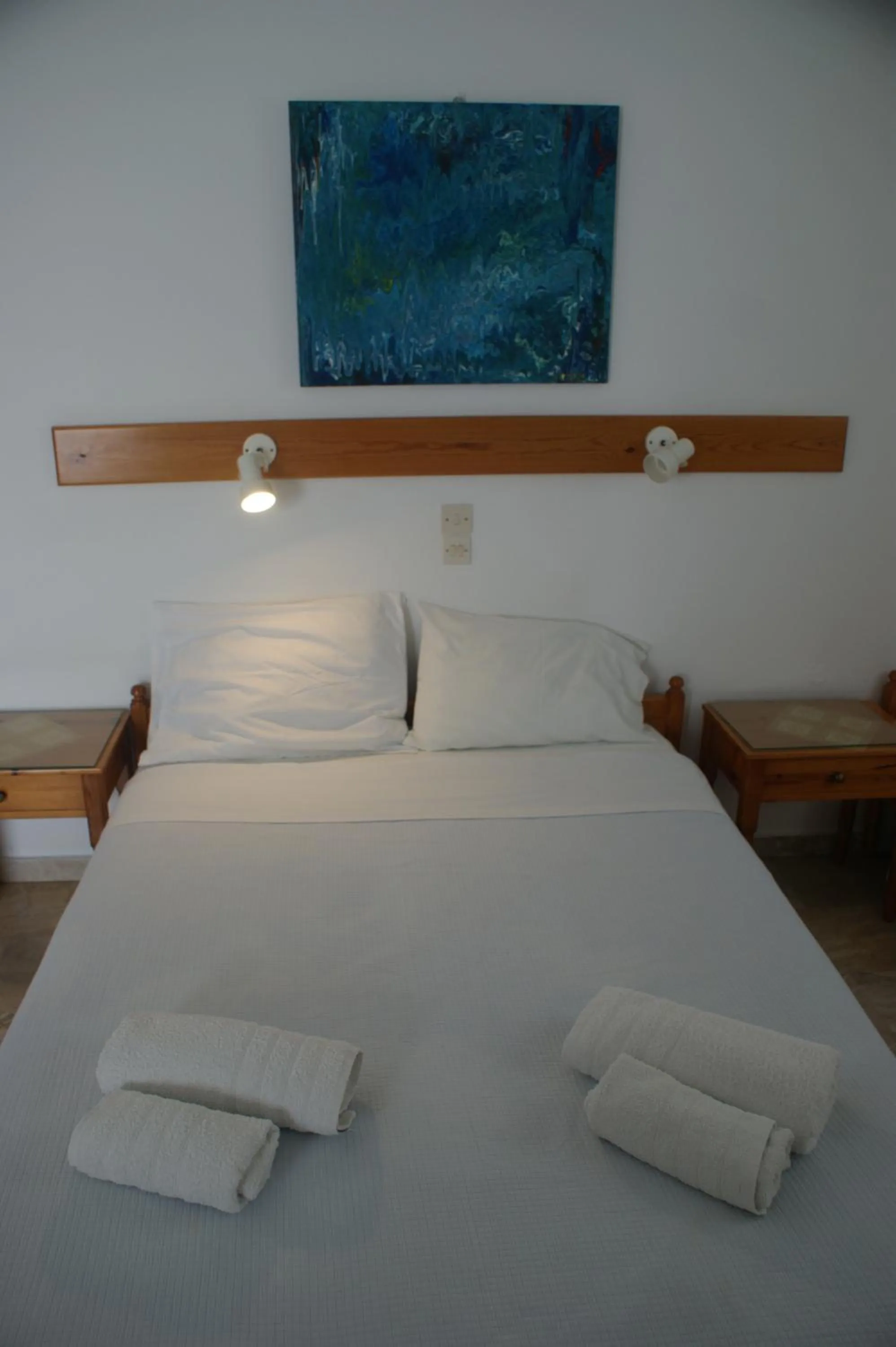 Bed in Hotel Eleftheria