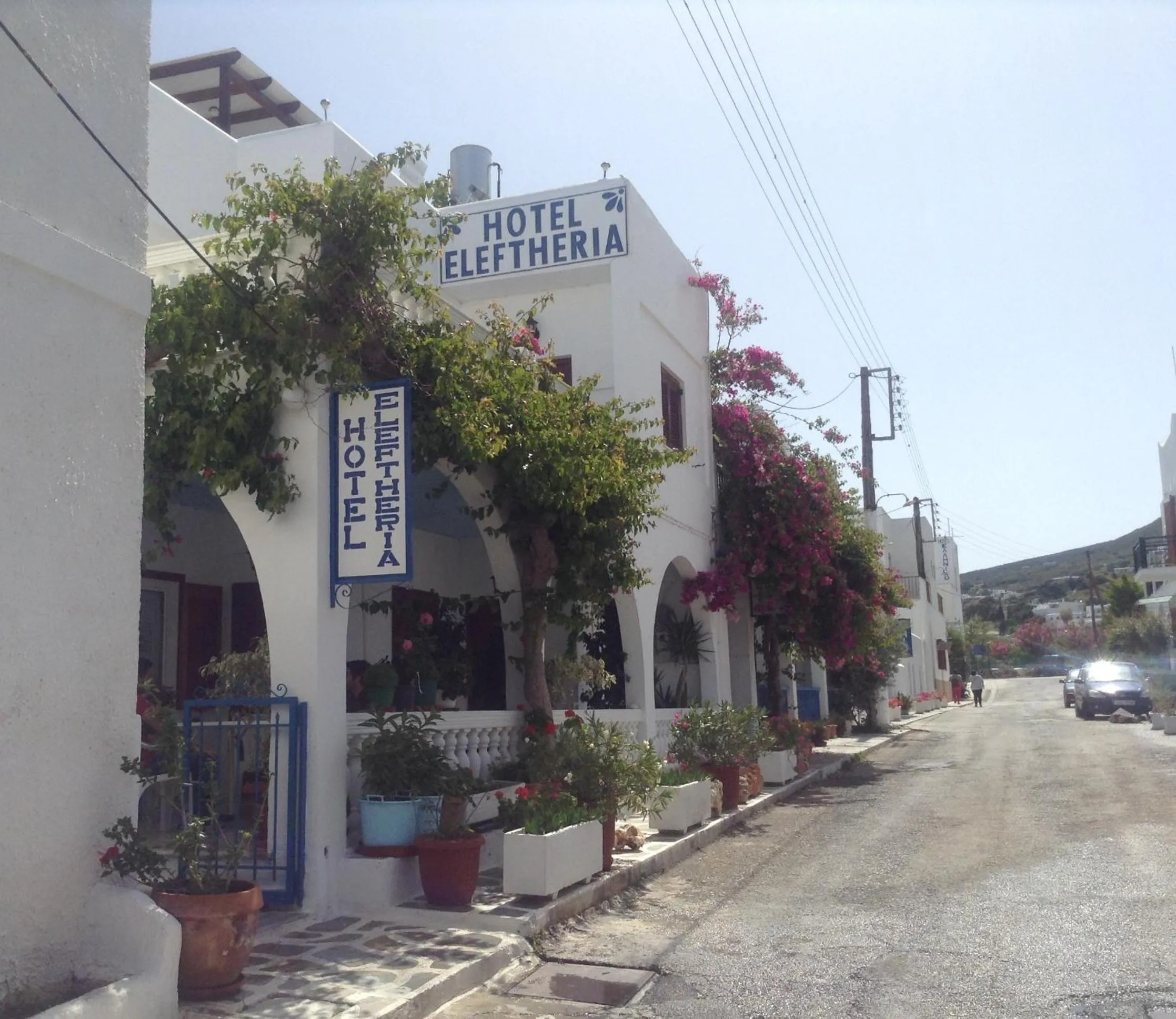 Facade/entrance in Hotel Eleftheria