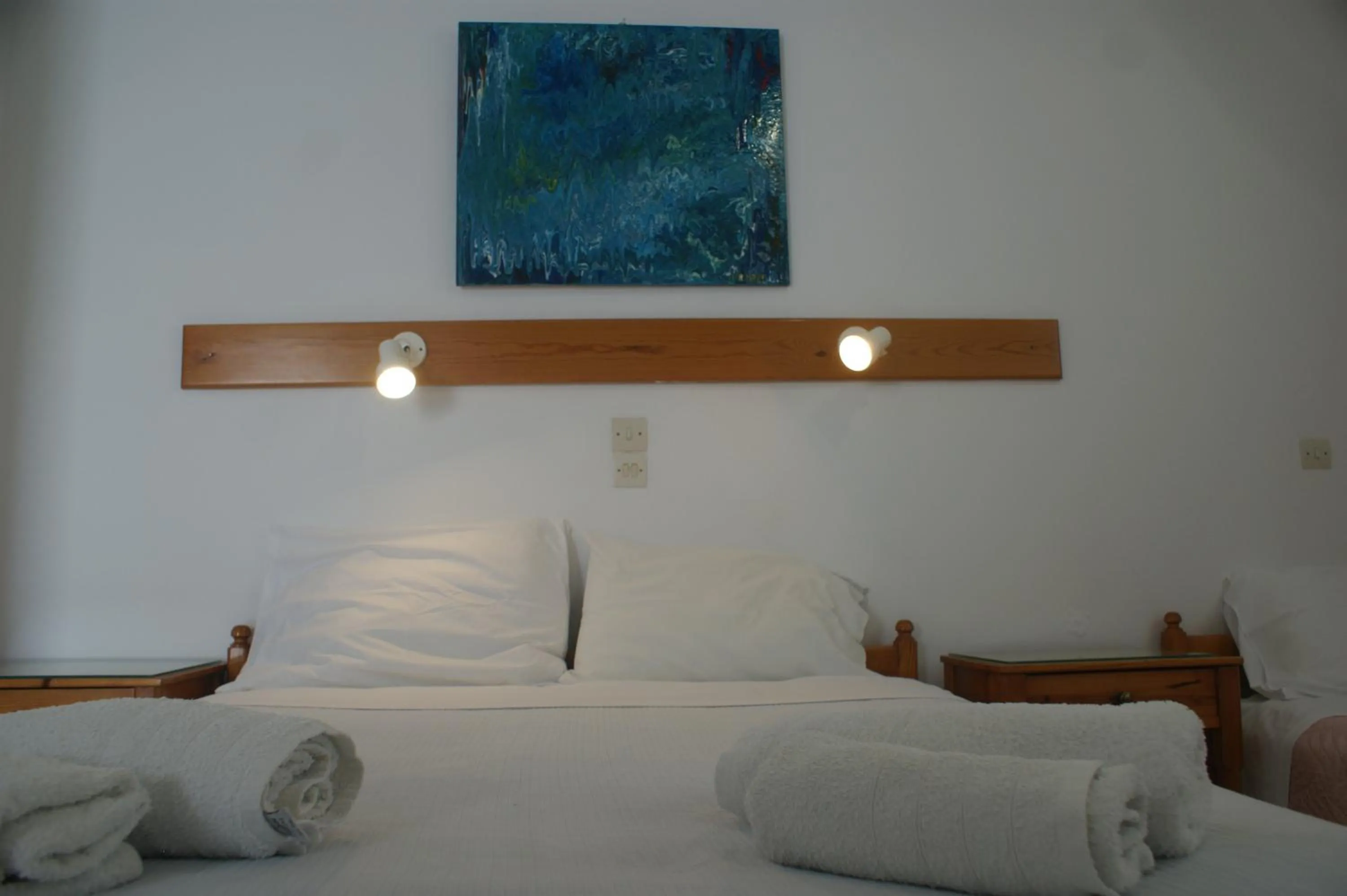 Bed in Hotel Eleftheria