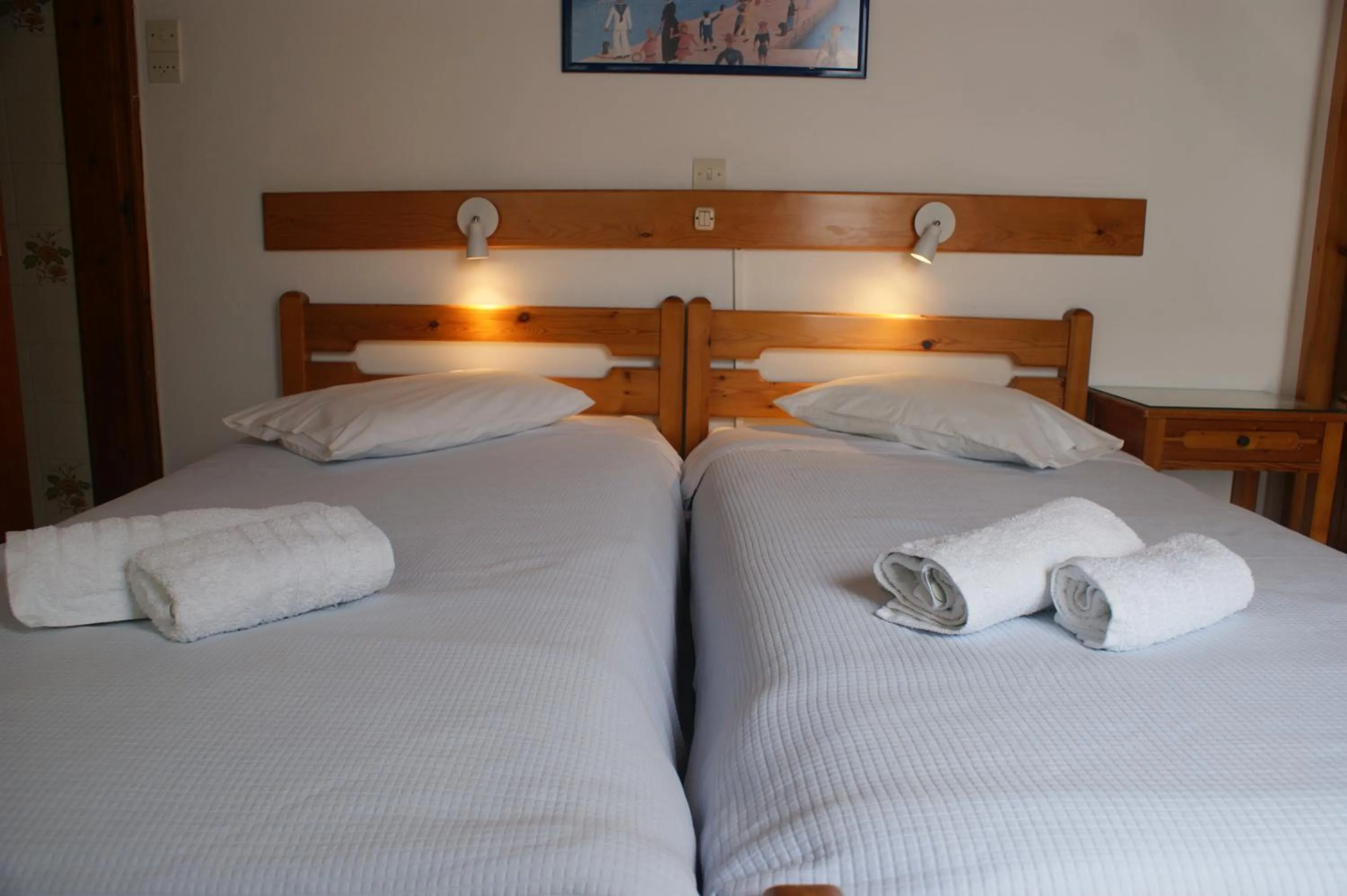 Bed in Hotel Eleftheria