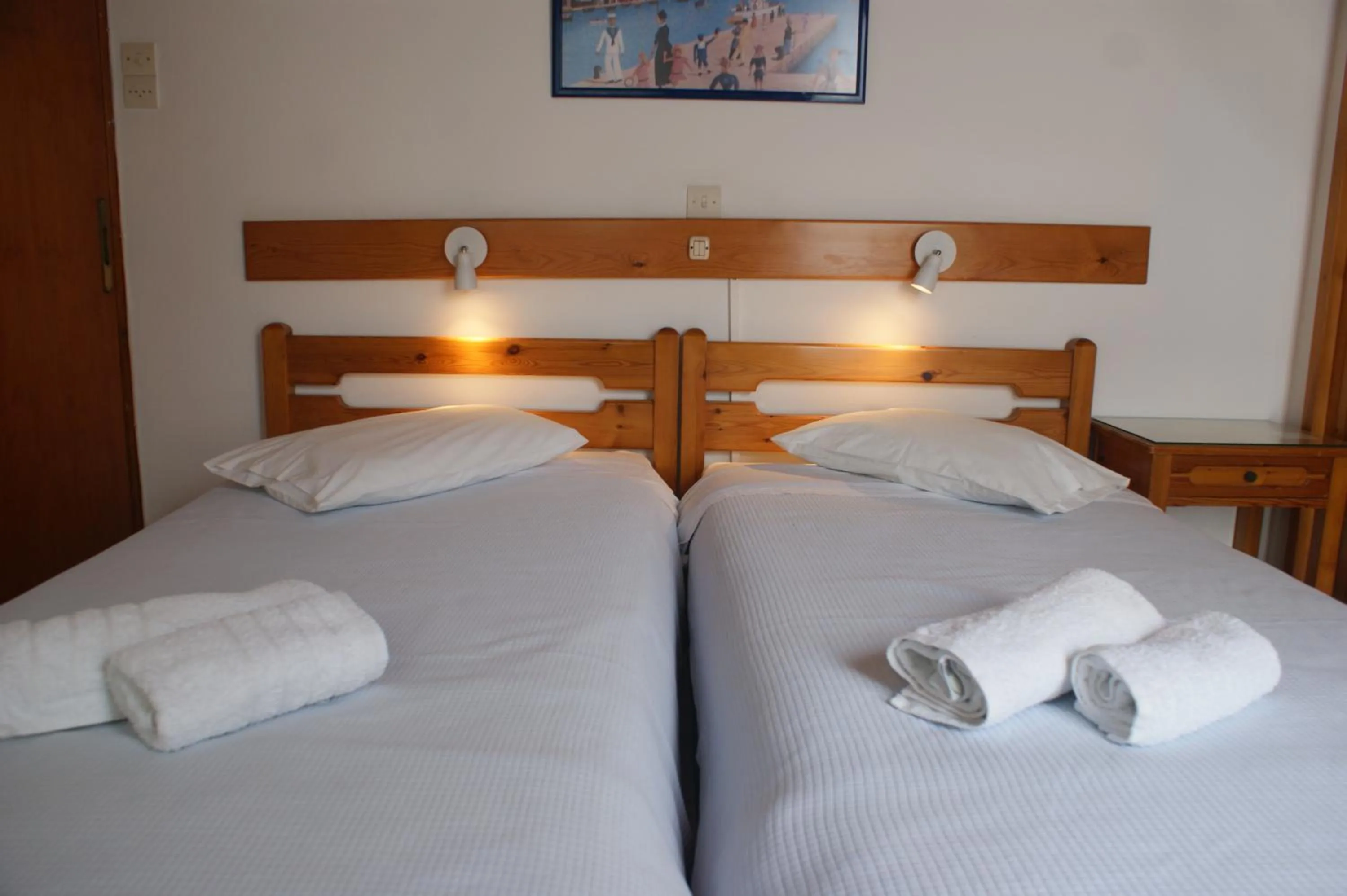 Bed in Hotel Eleftheria