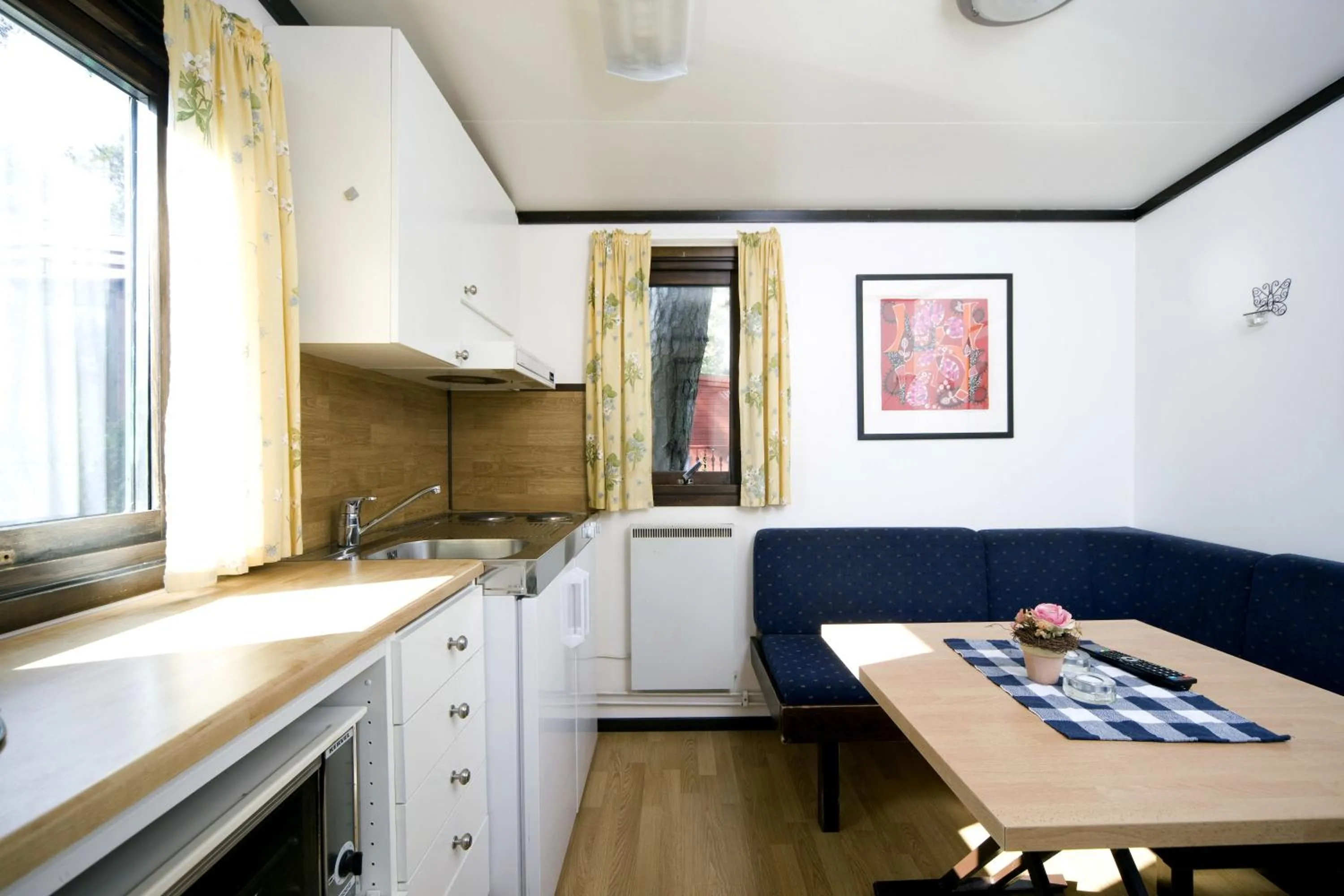 Kitchen or kitchenette in Åros Feriesenter