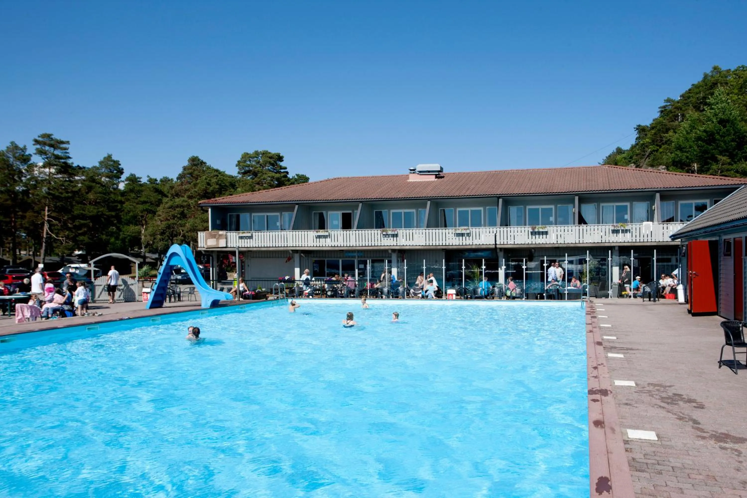 Swimming pool in Åros Feriesenter