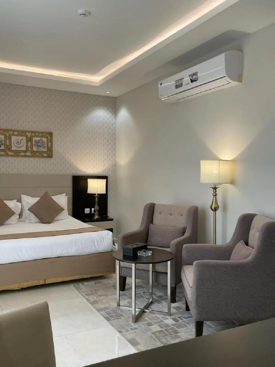 Bed in شقق قولد ان للشقق المخدومة