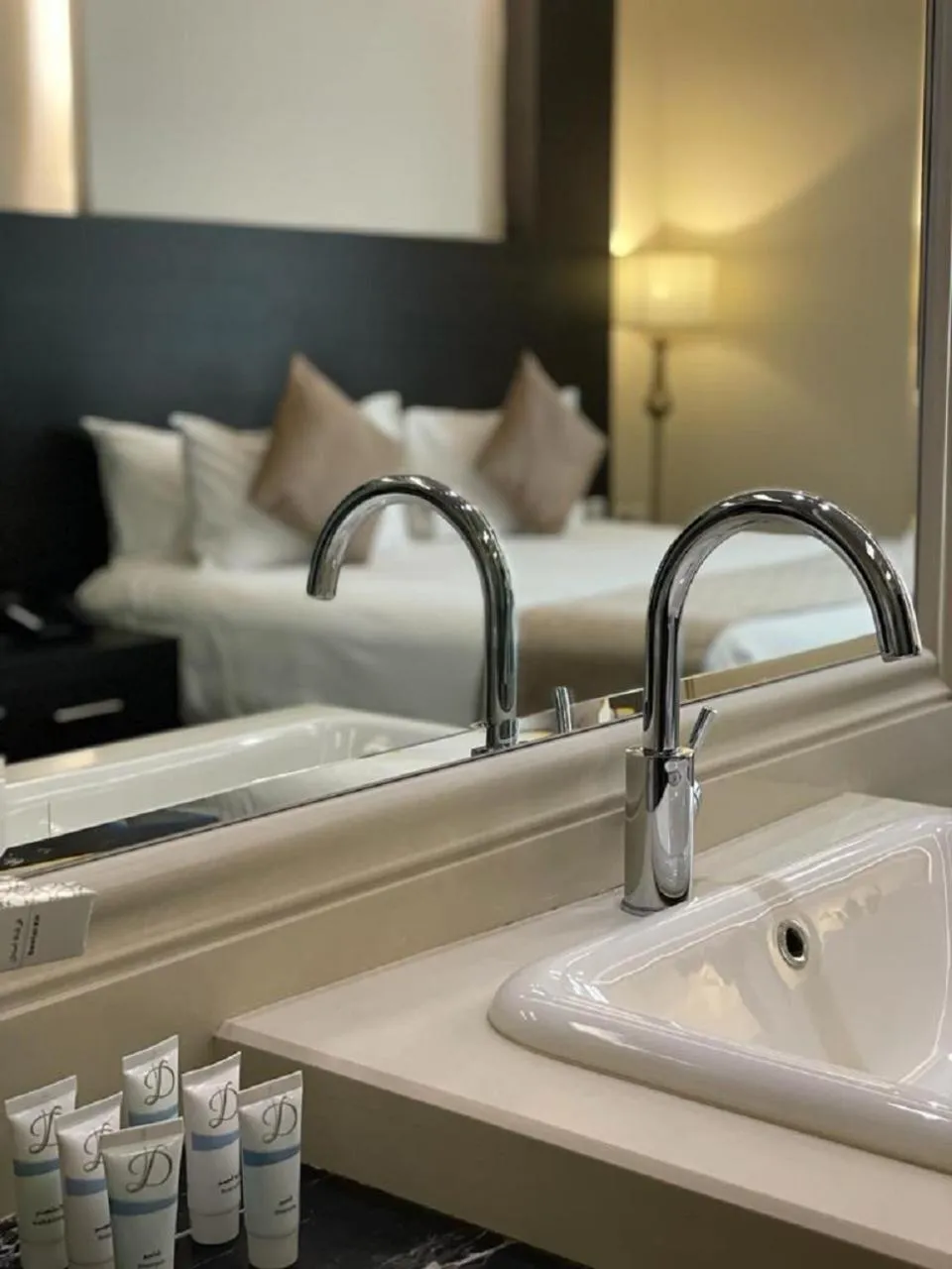 Bed in شقق قولد ان للشقق المخدومة