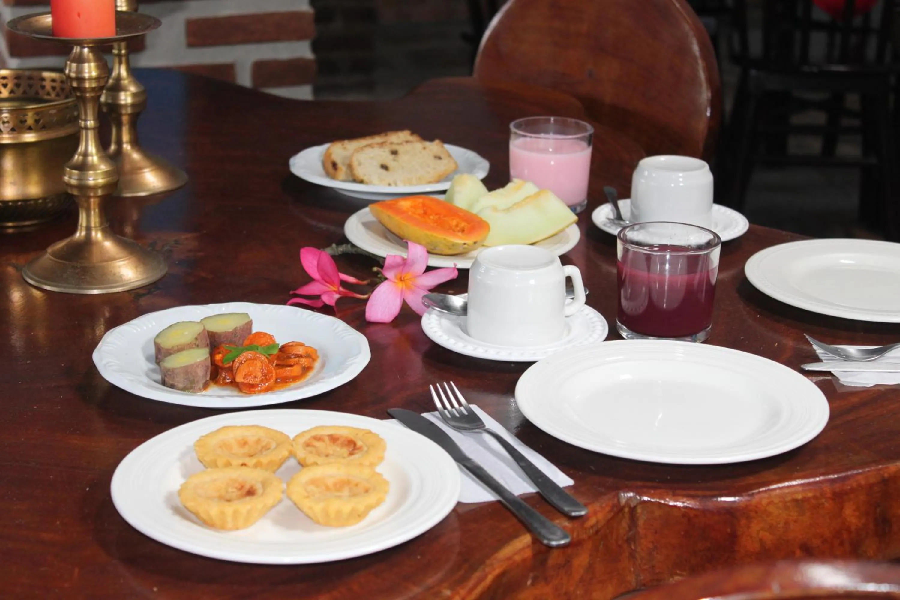 Breakfast in Pousada Ruínas do Pilar