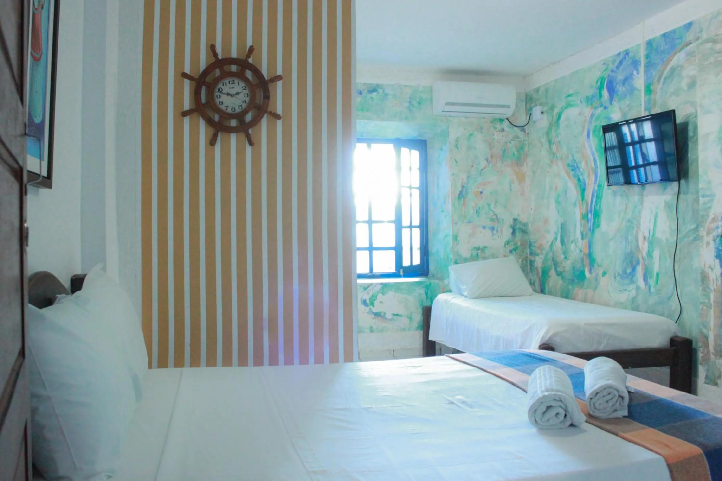 Property building, Bed in Pousada Ruínas do Pilar