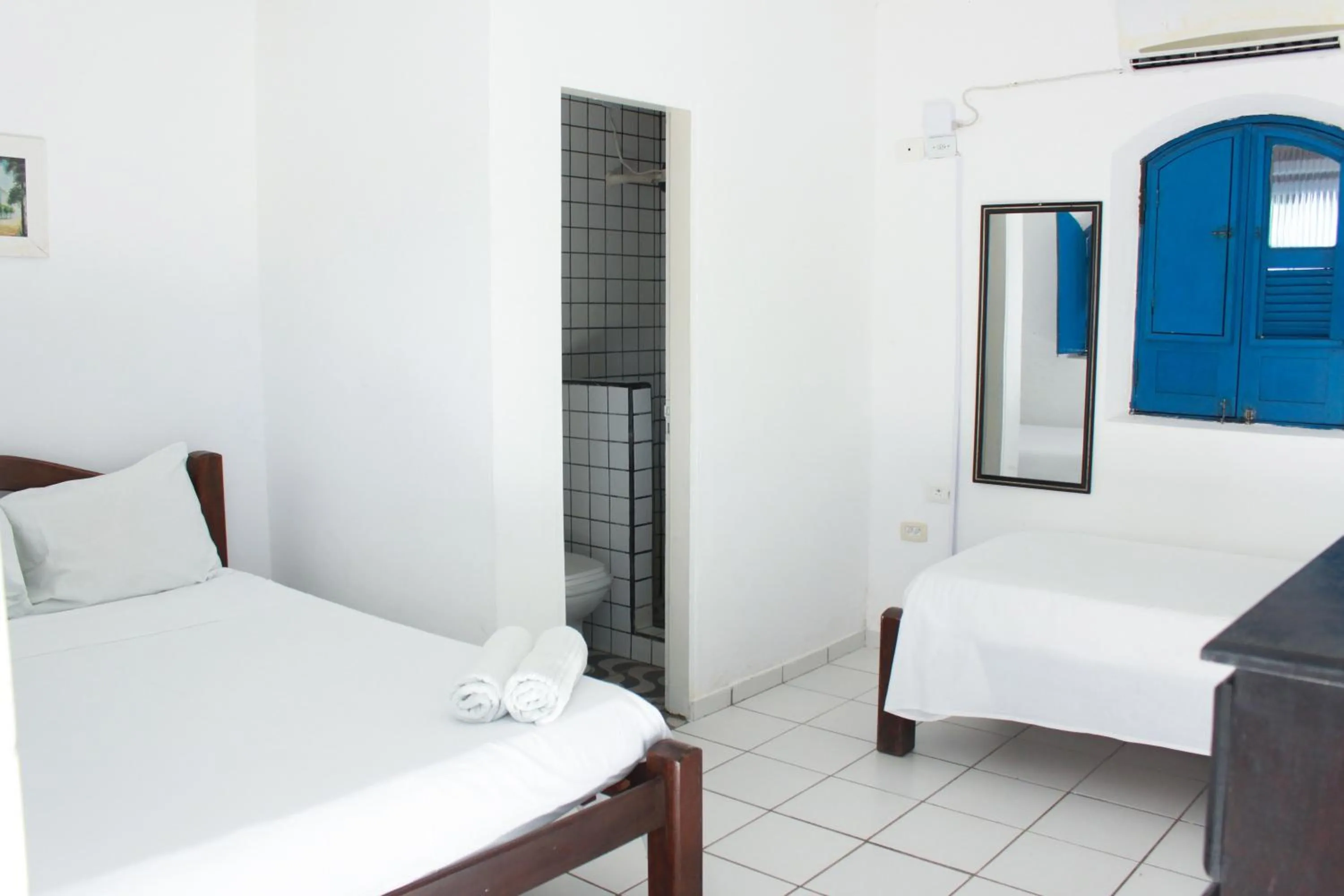 Property building, Bed in Pousada Ruínas do Pilar
