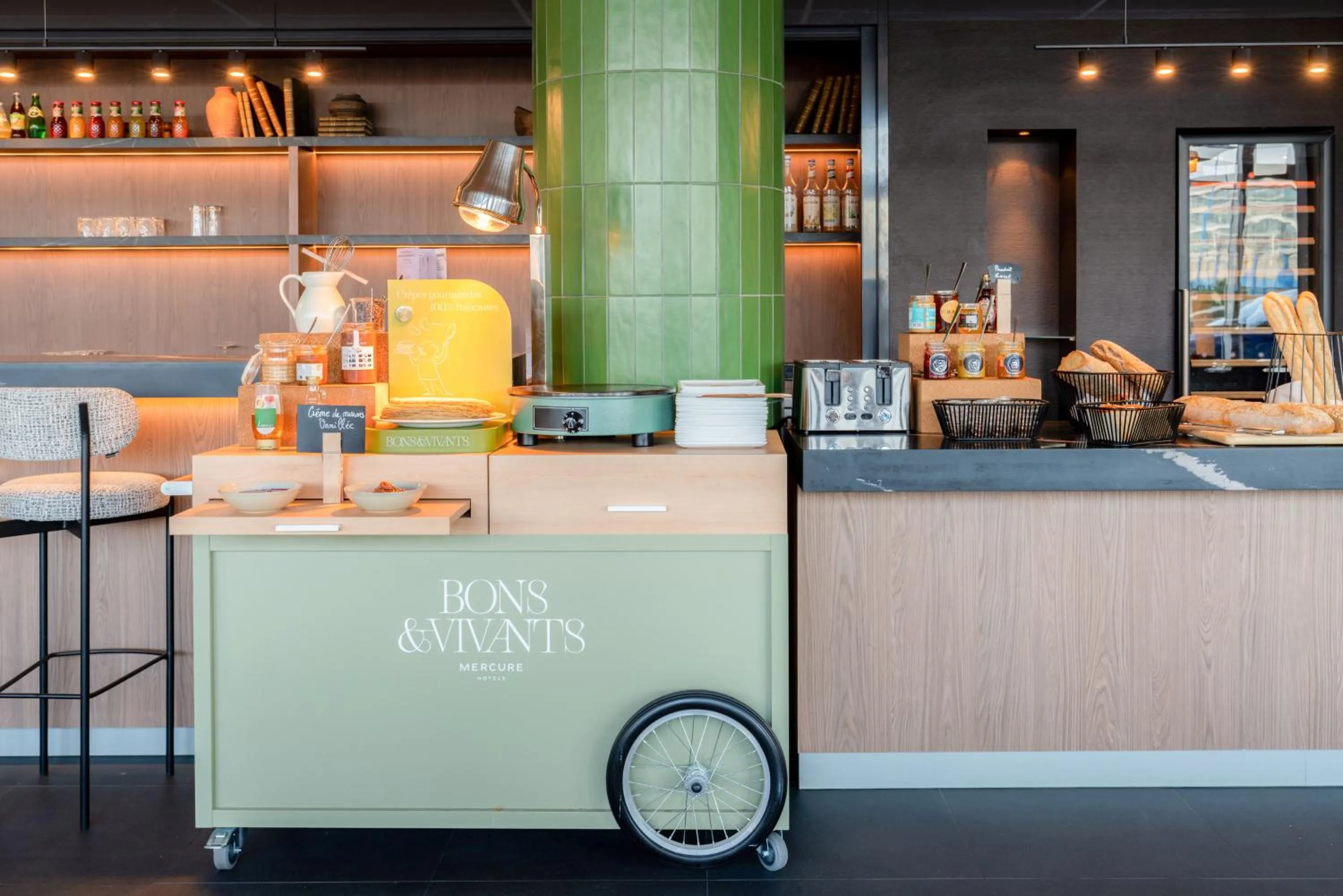 Continental breakfast in Mercure Paris Ivry Quai De Seine
