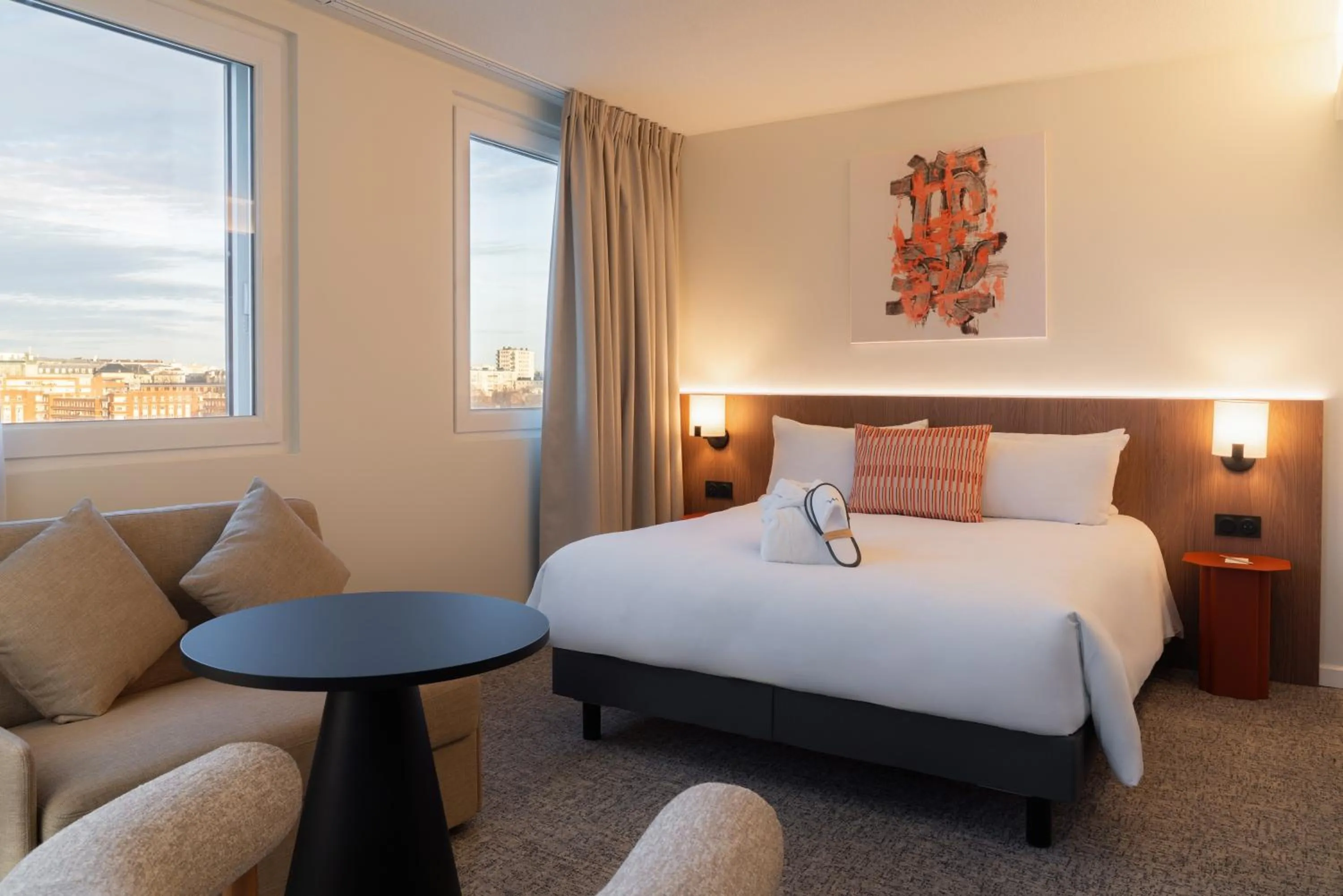 Bed in Mercure Paris Ivry Quai De Seine