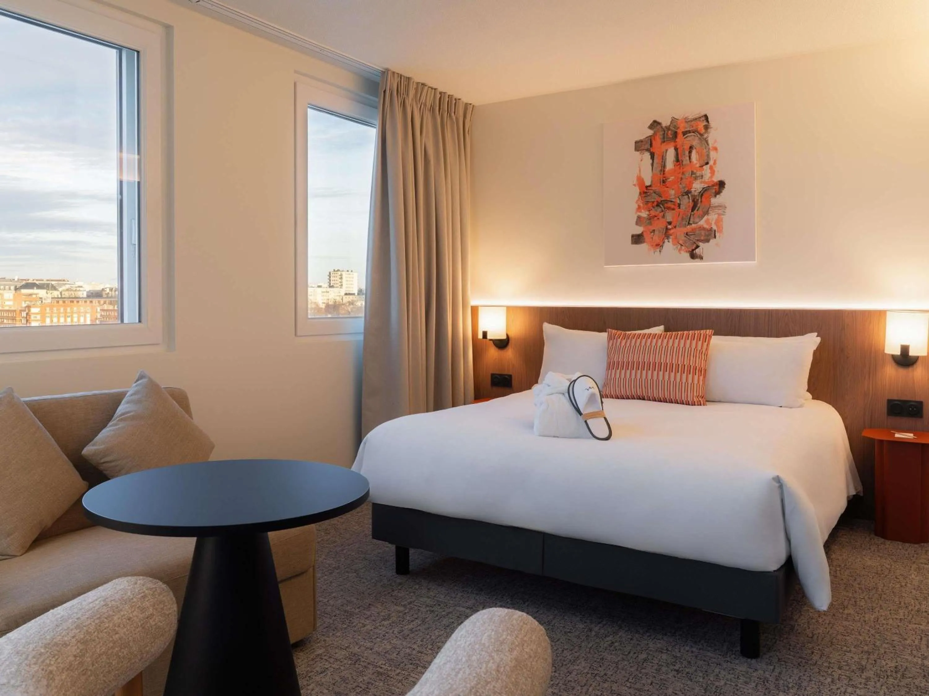 Bed in Mercure Paris Ivry Quai De Seine