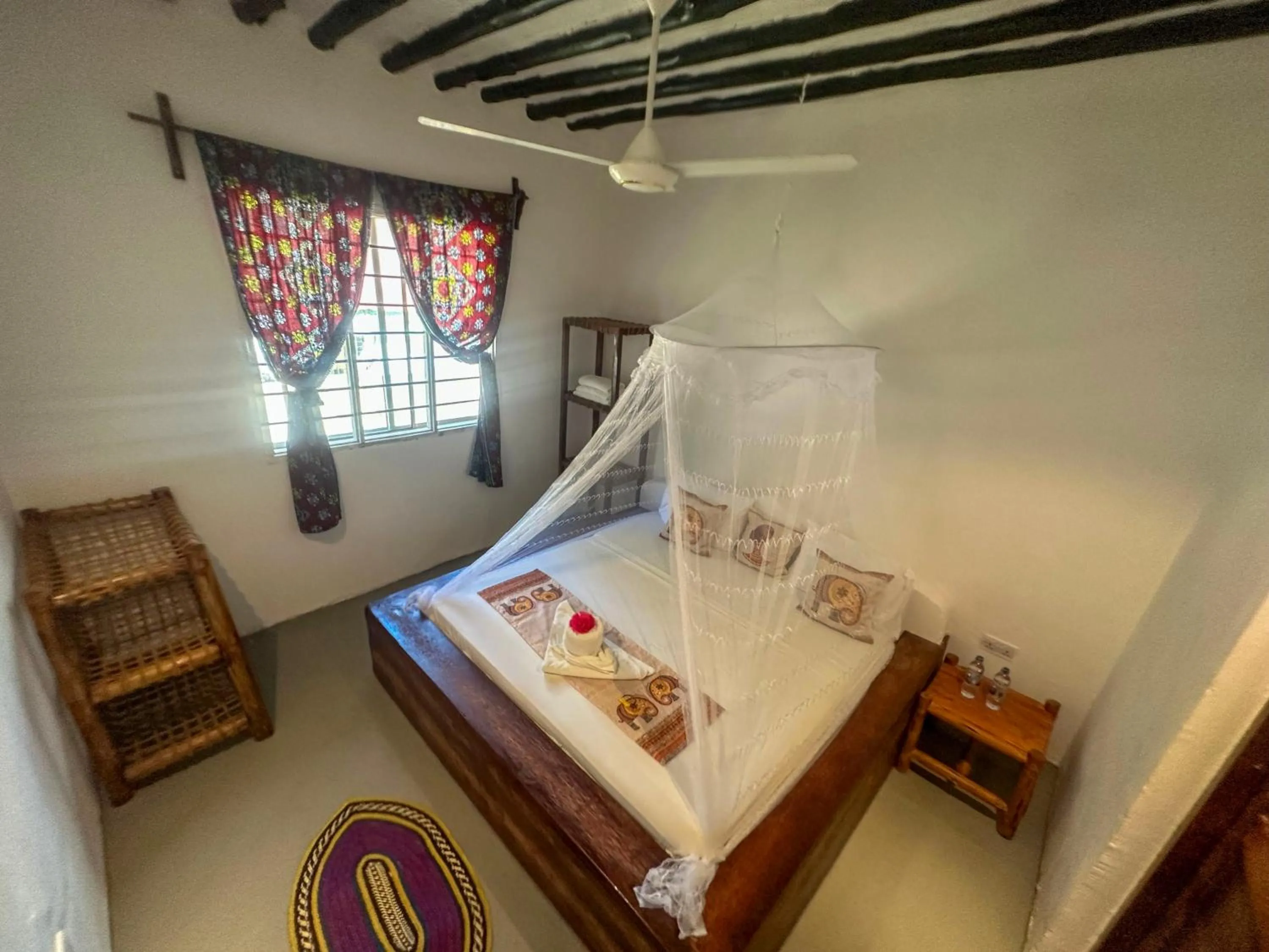 Bed in The African Paradise Beach Hotel