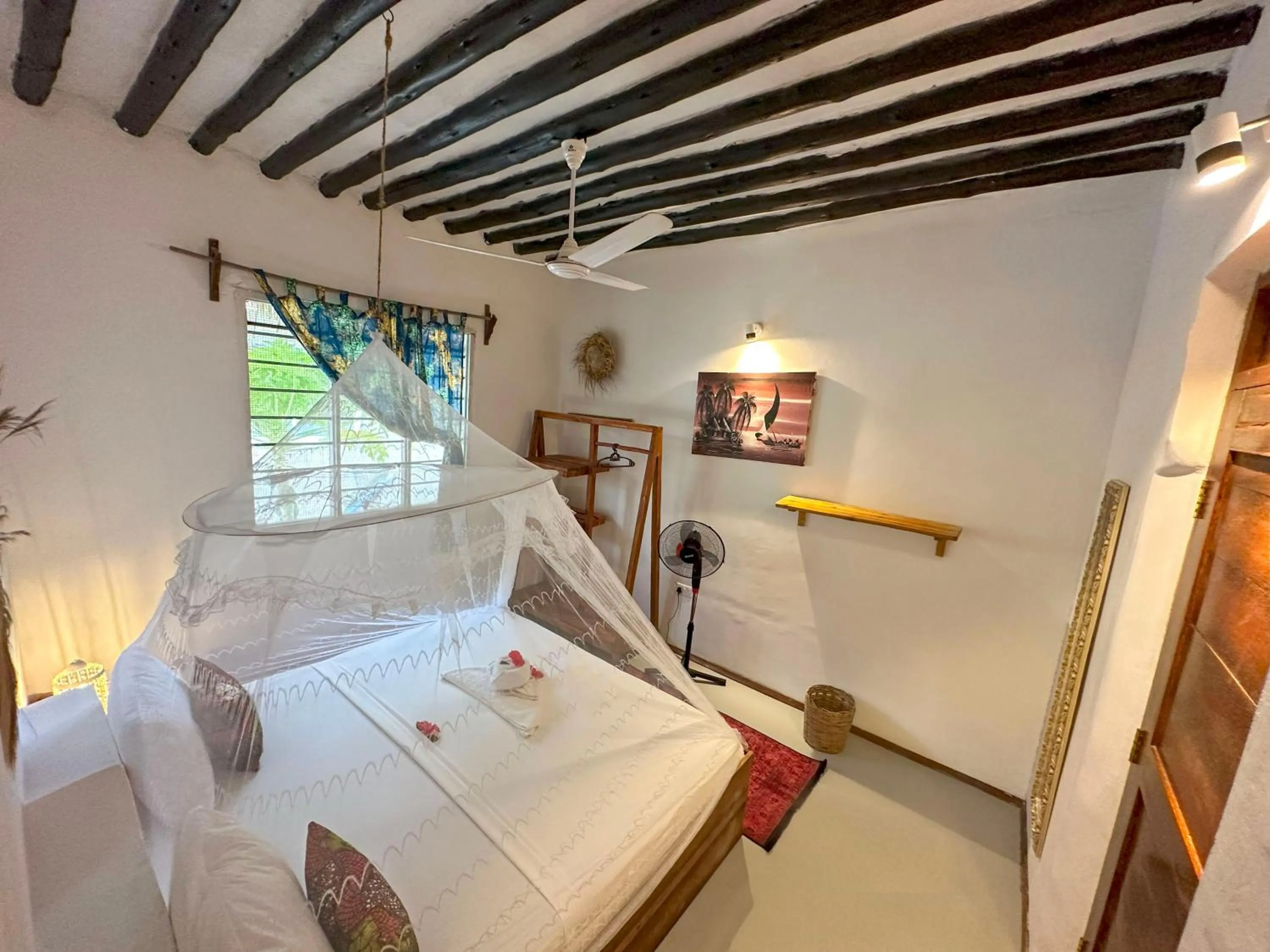 Bed in The African Paradise Beach Hotel