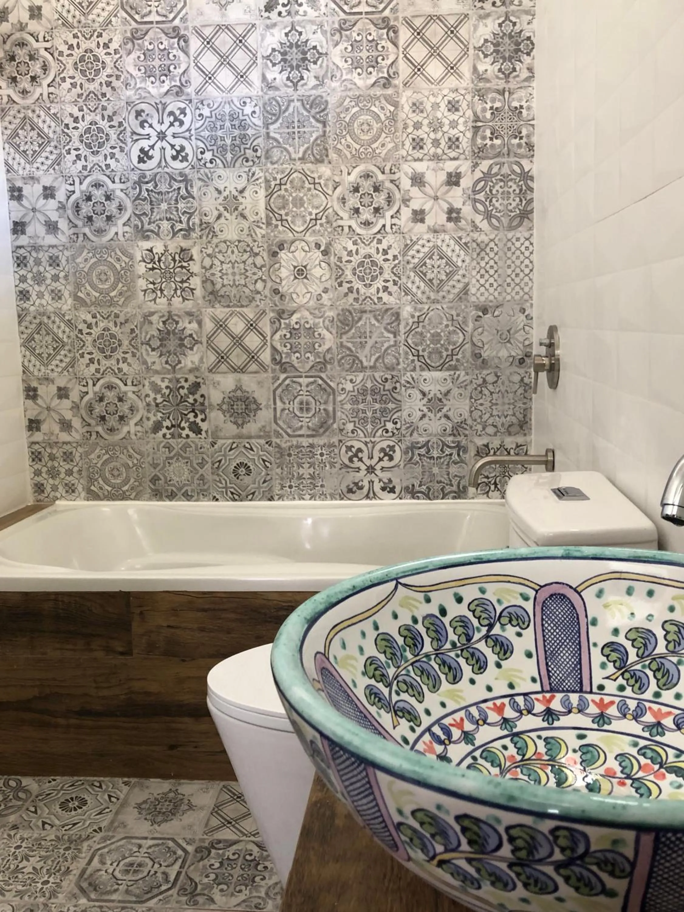 Shower in Casa Biru Hotel Boutique